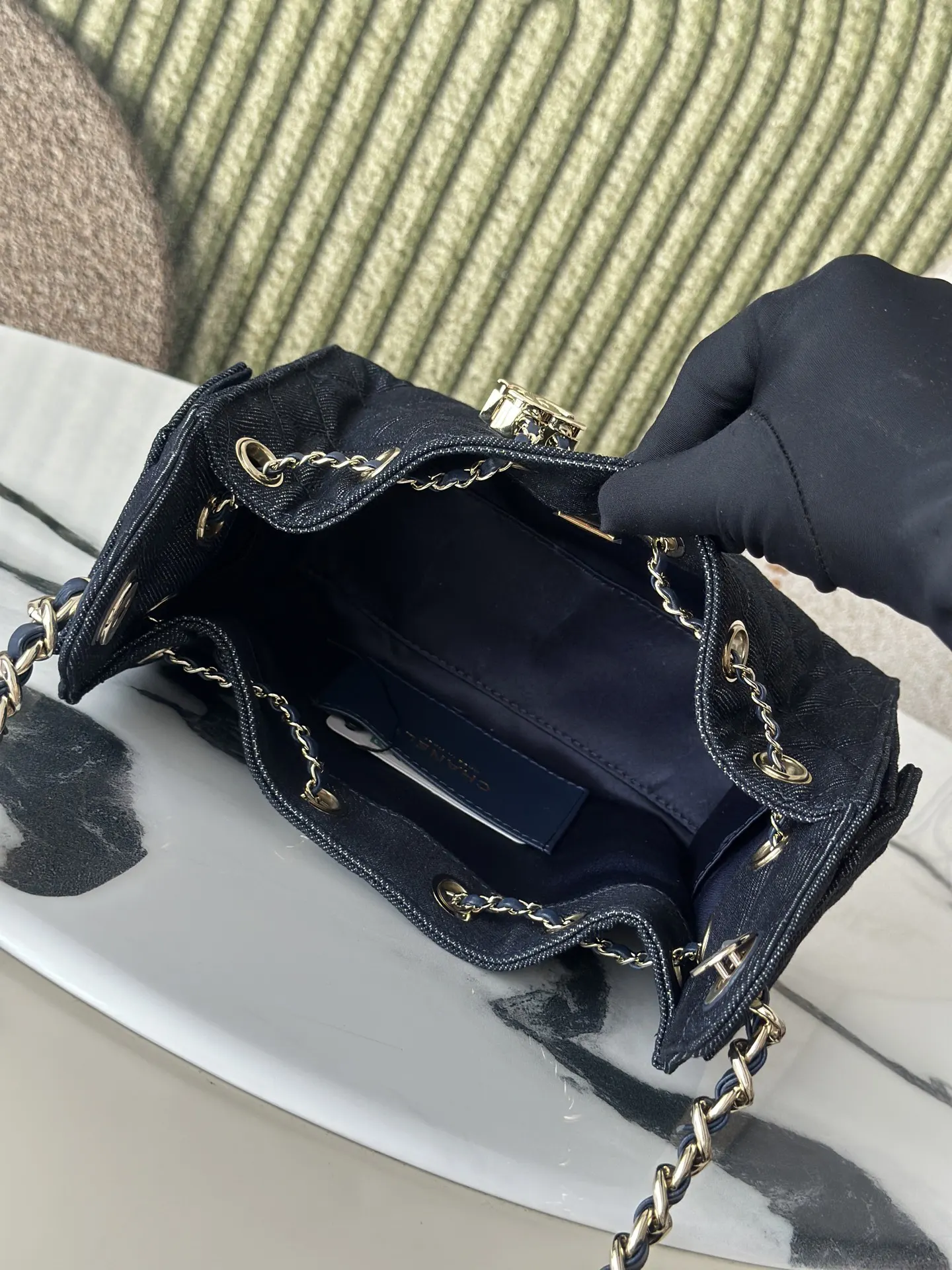 CHANEL Hobo 牛仔 腋下包 复古腋下背款