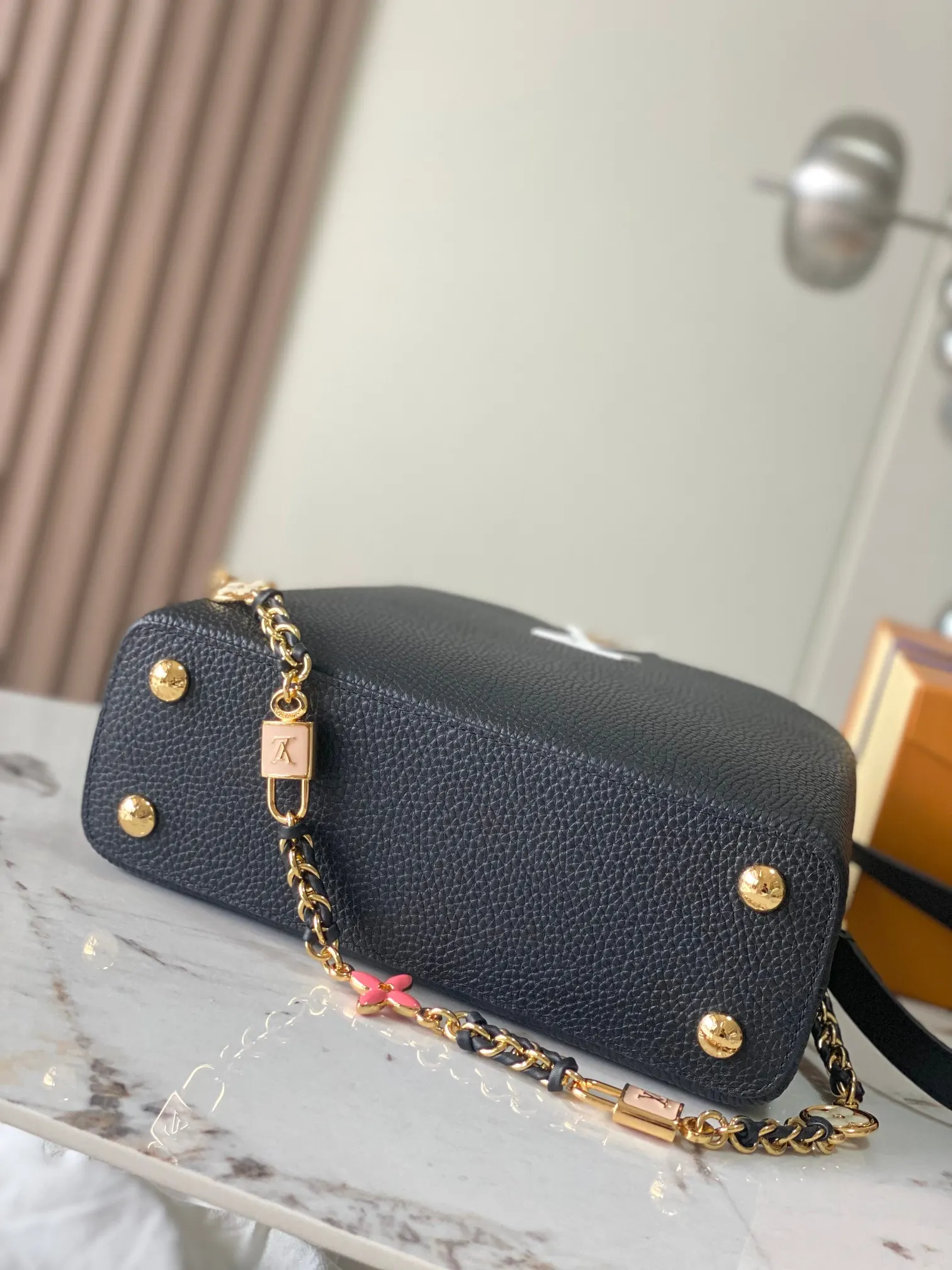 Black White Chain Bag