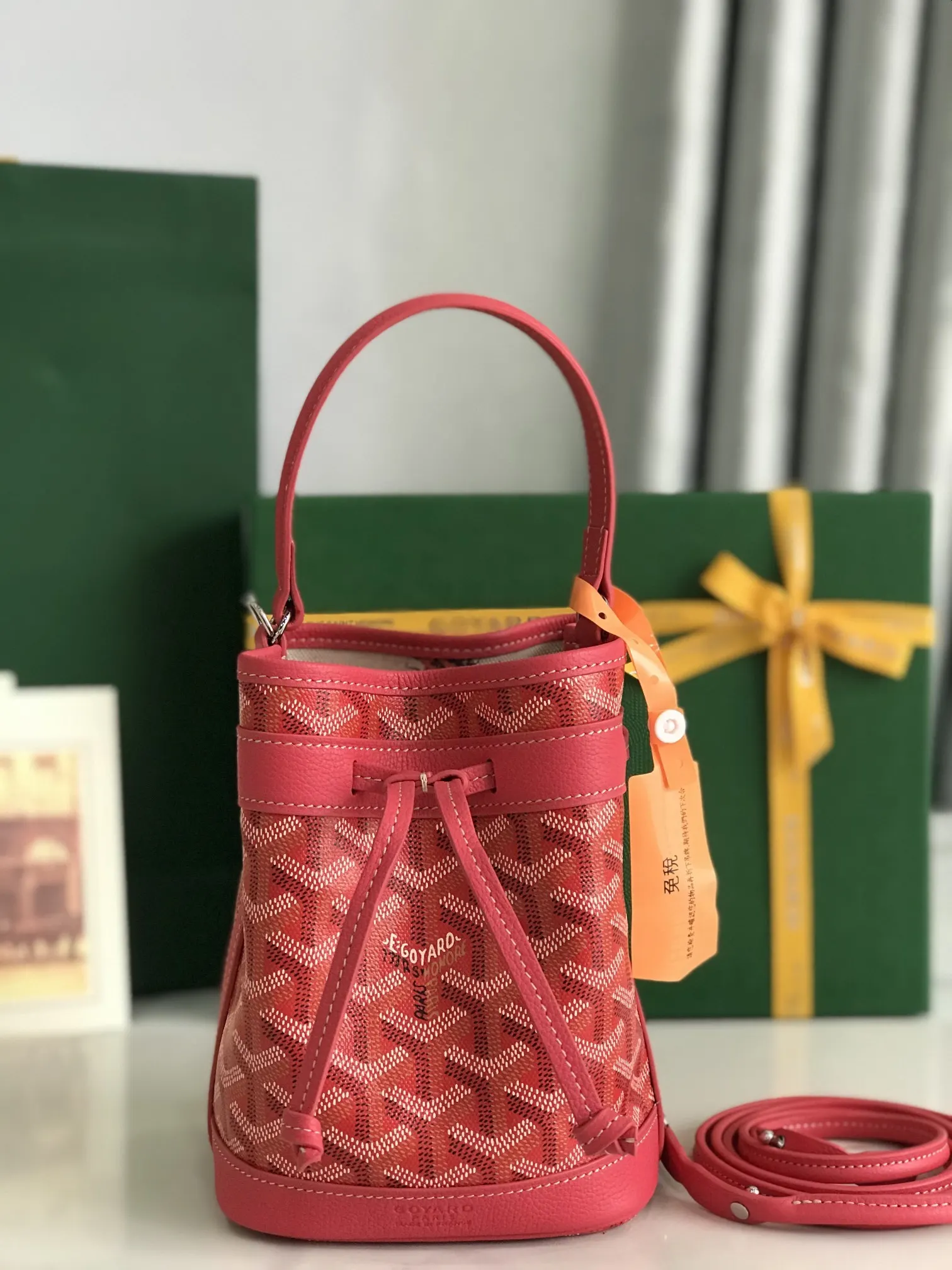 Goyard 皮革 × ×鼎鼎戈雅 水桶包 休閒水桶款
