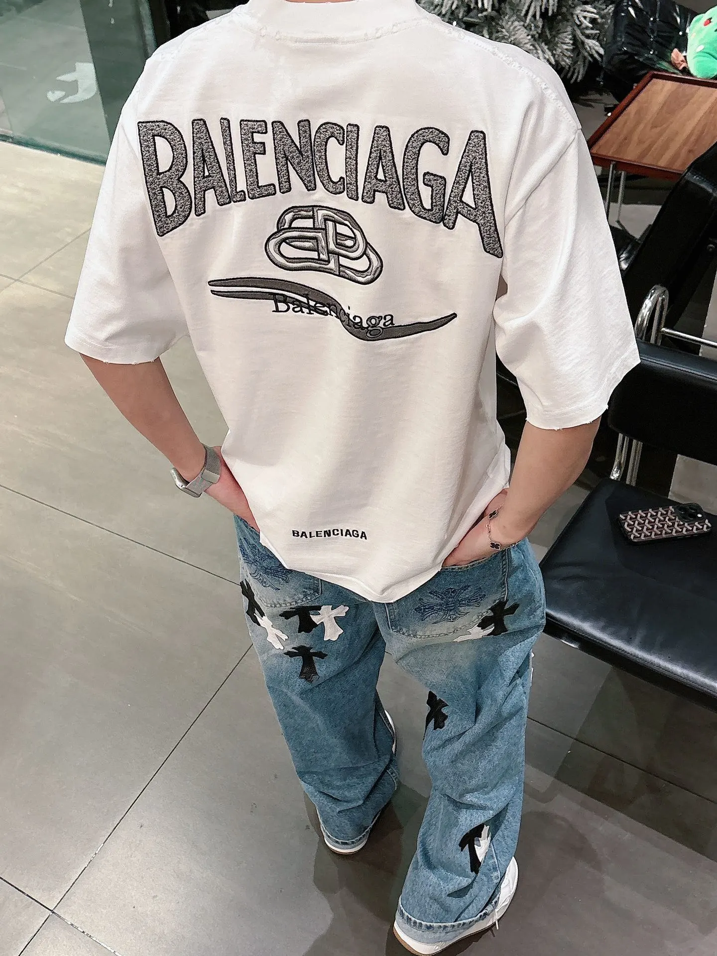 Balenciaga Logo 短袖T恤