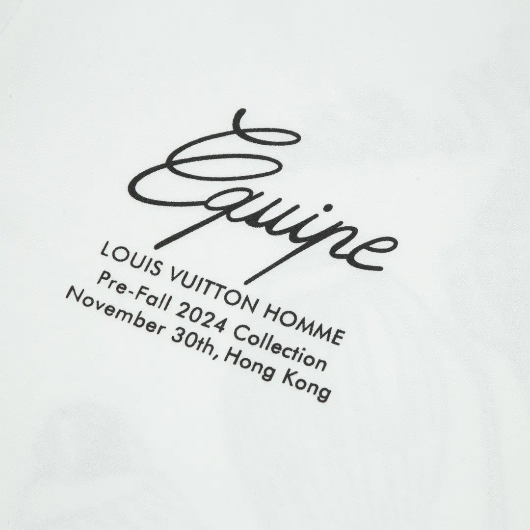 LV 白色 Logo 印花 短袖T恤 休闲百搭款