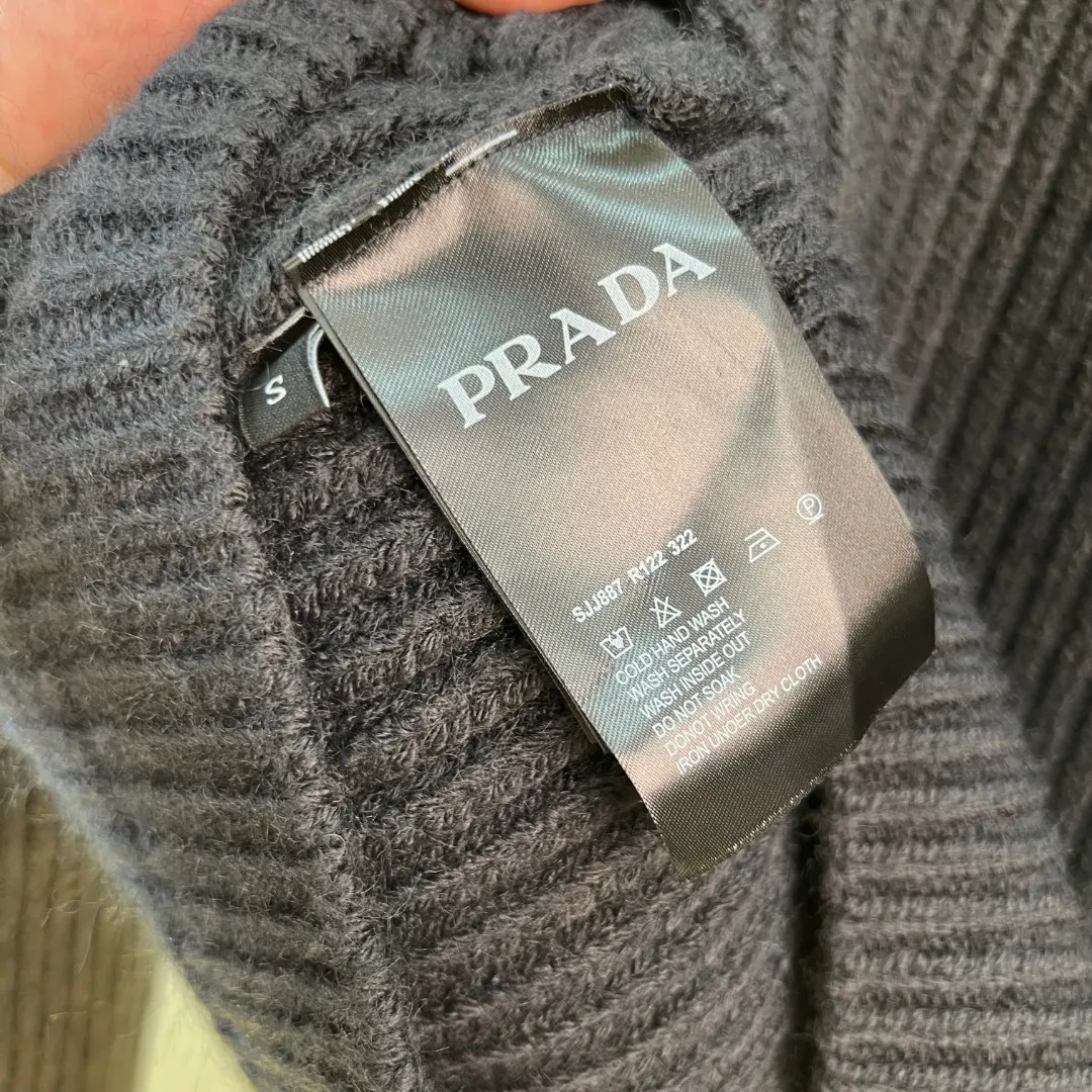 Prada Knitwear Logo