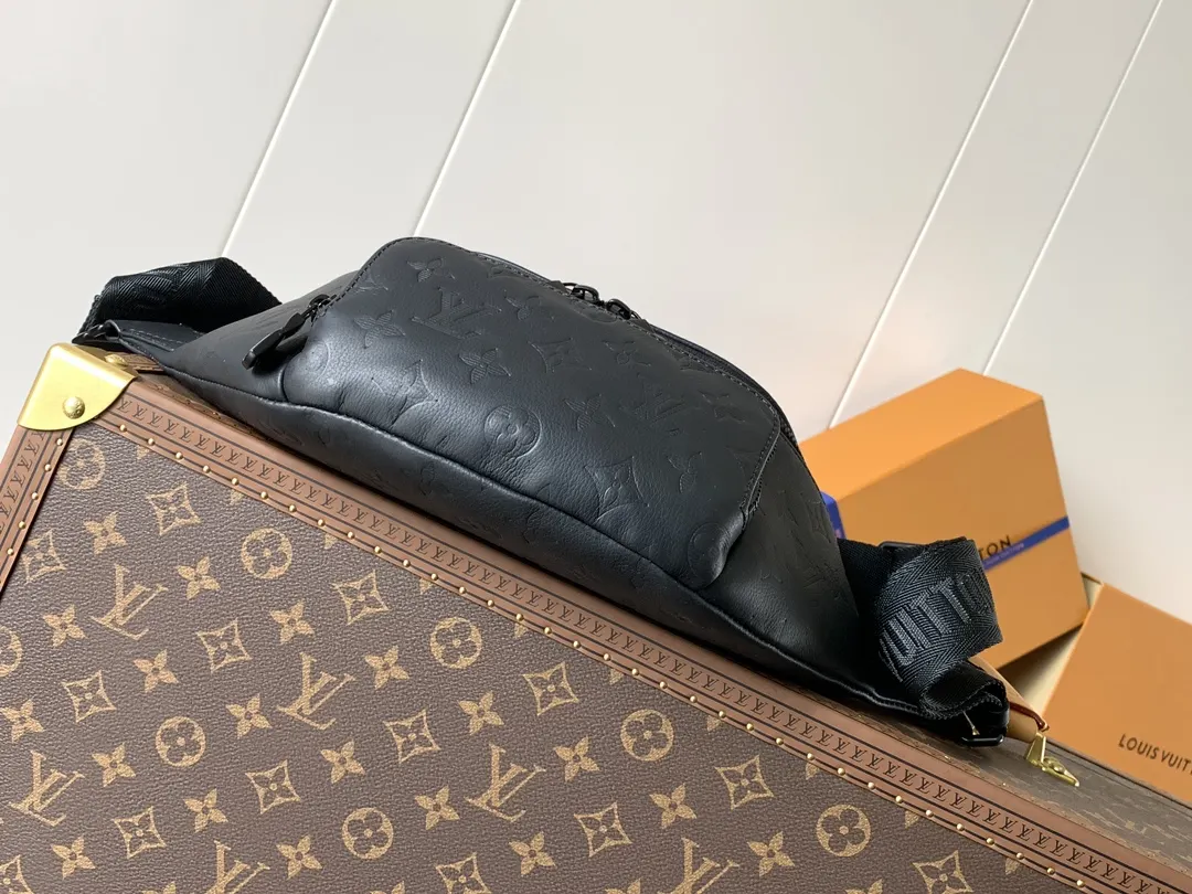 Black Belt Bag Casual Leather