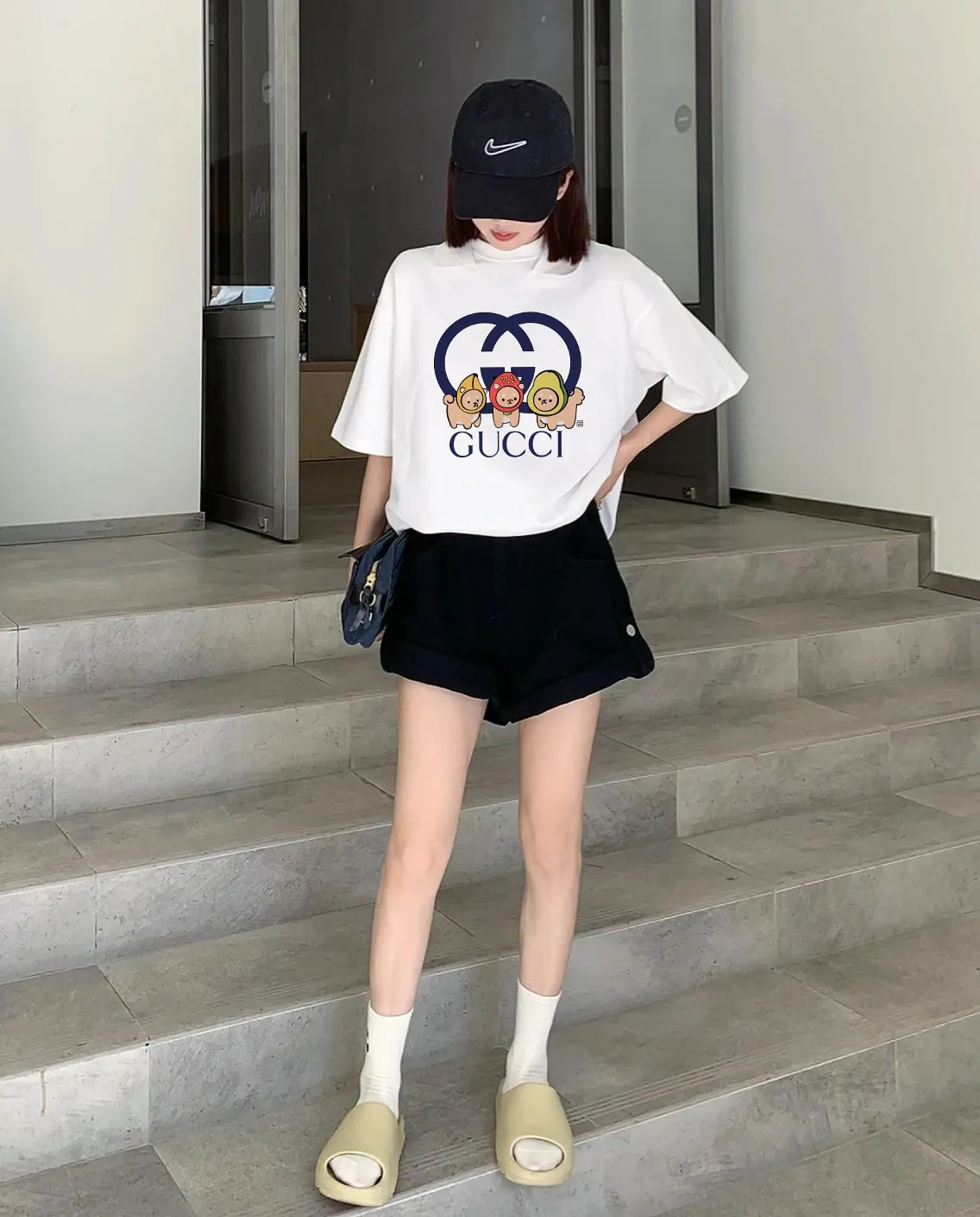 Gucci Logo印花短袖T恤