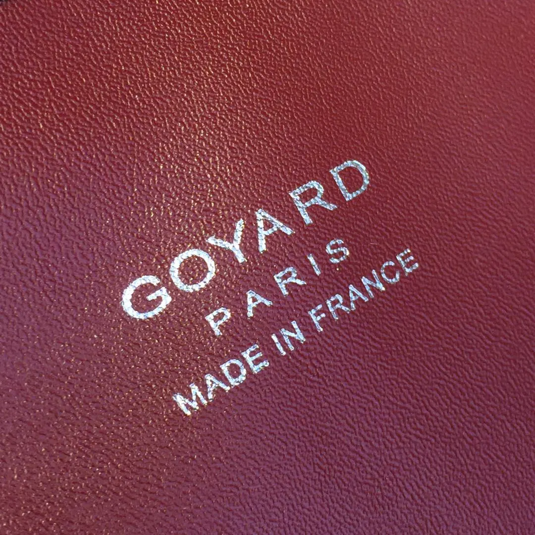 Goyard 戈雅 双面可用 充满法式优雅 订制Y字母涂鸦料 皮轻 托特包 大容量托特款