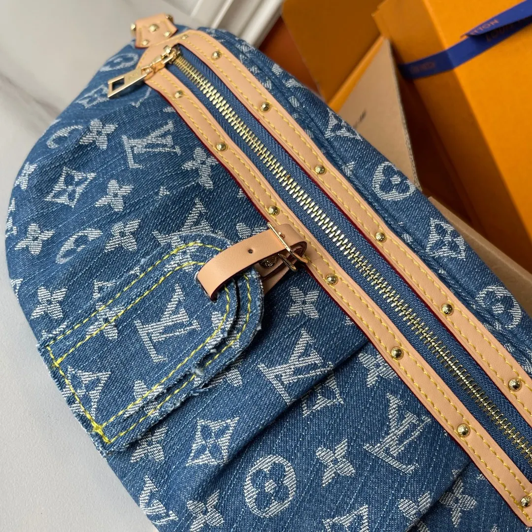 牛仔 丹宁 牛皮 腰包 休闲腰包款