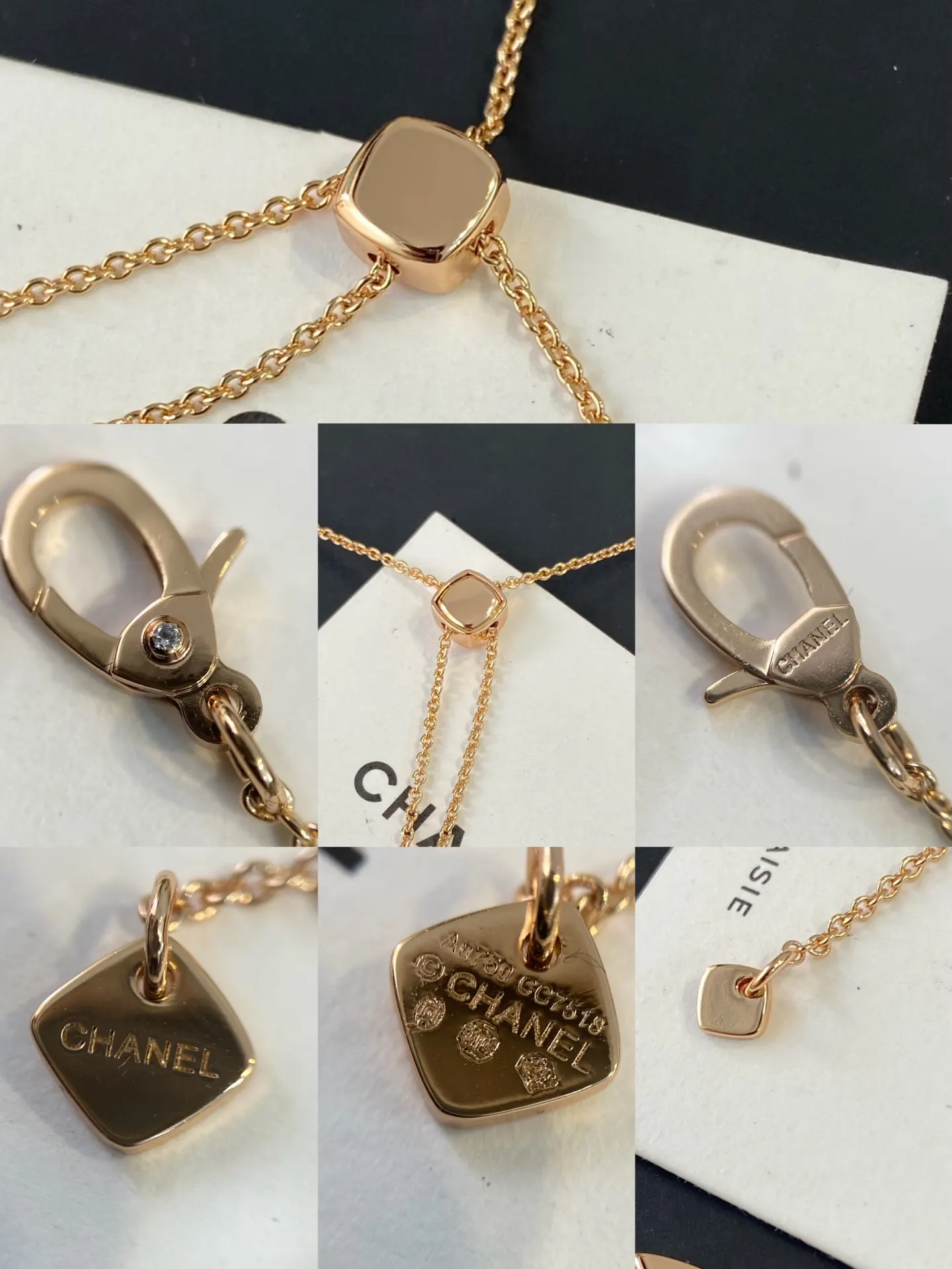 Chanel 金色 編織 項鏈