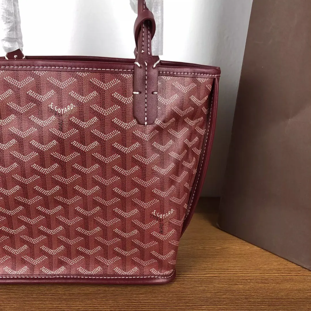 Goyard 双面对花mini购物袋多色低调又經典的Y字花纹 非常 旅行袋 大容量旅行款