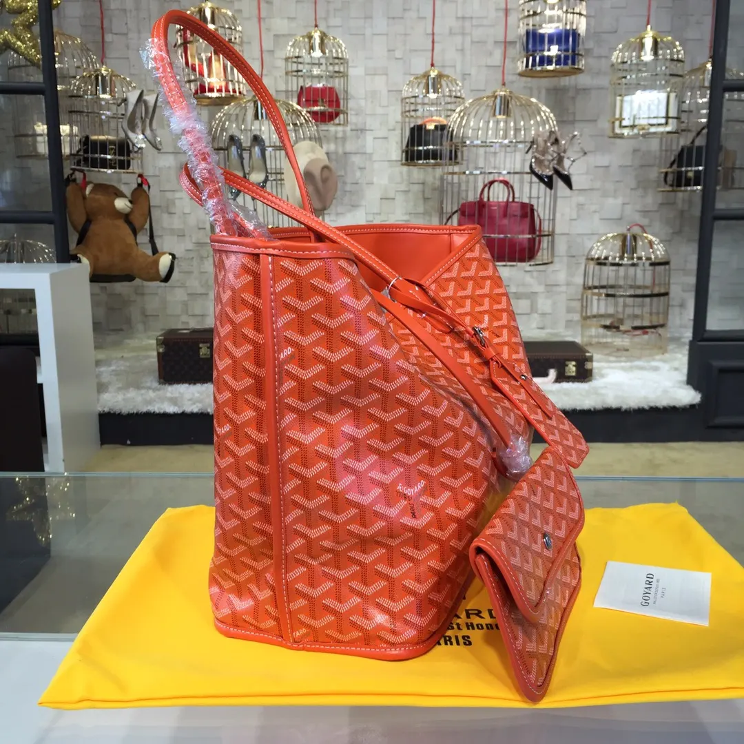 Goyard 戈雅 双面可用 充满法式优雅 订制Y字母涂鸦料 皮轻 旅行袋 大容量旅行款