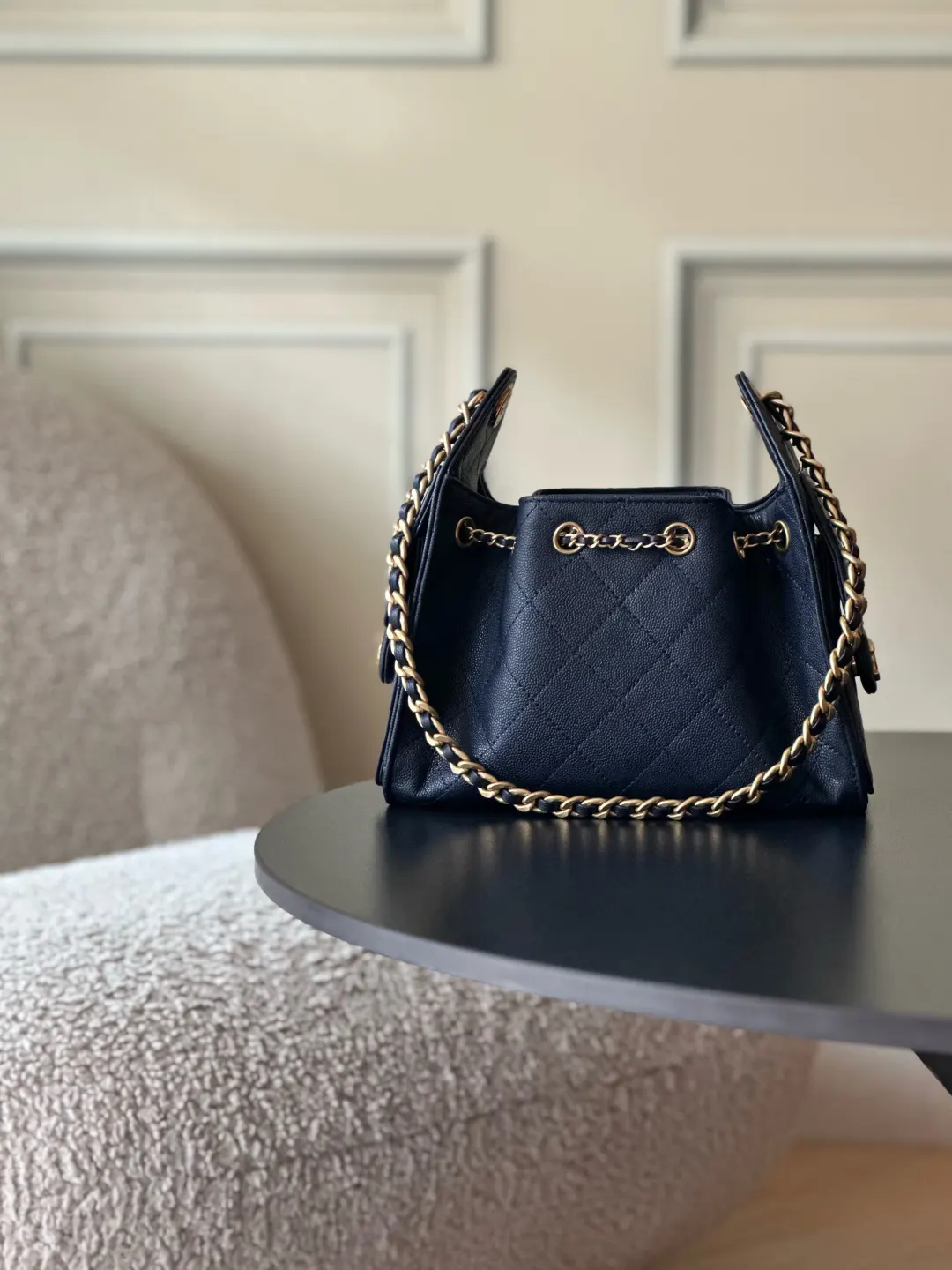 Bucket Bag Casual Leather