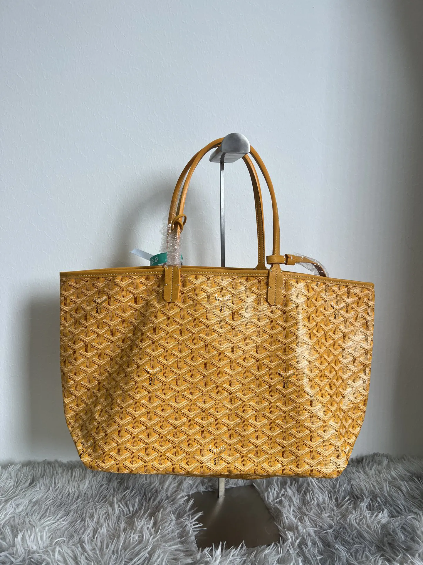Yellow Tote Bag Leather