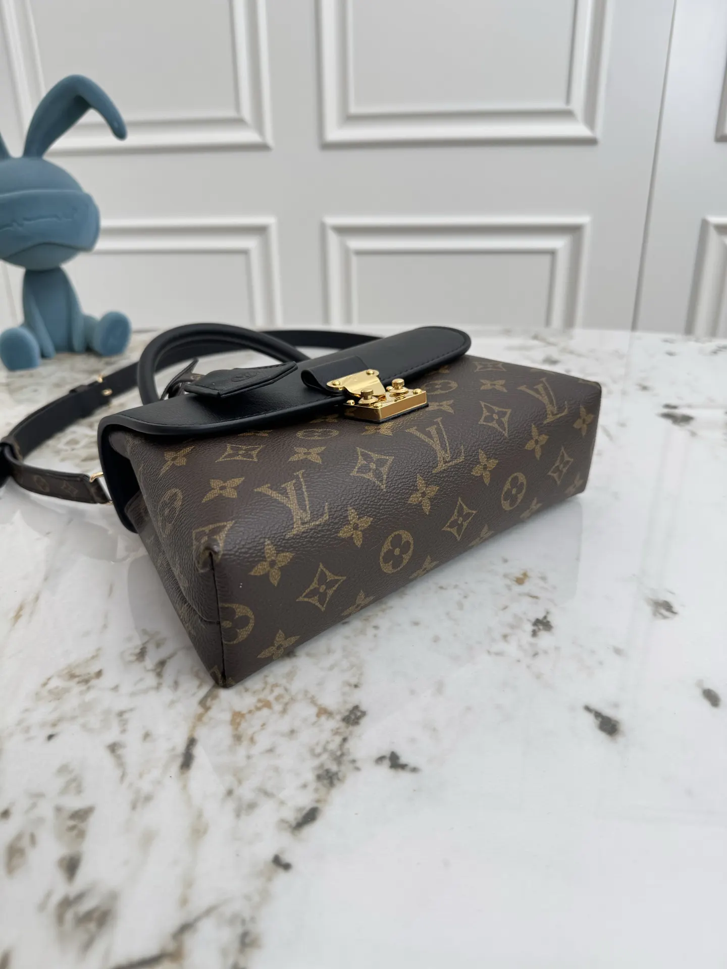 LV M28288 黑色 老花 手提包 实拍款02 精选款
