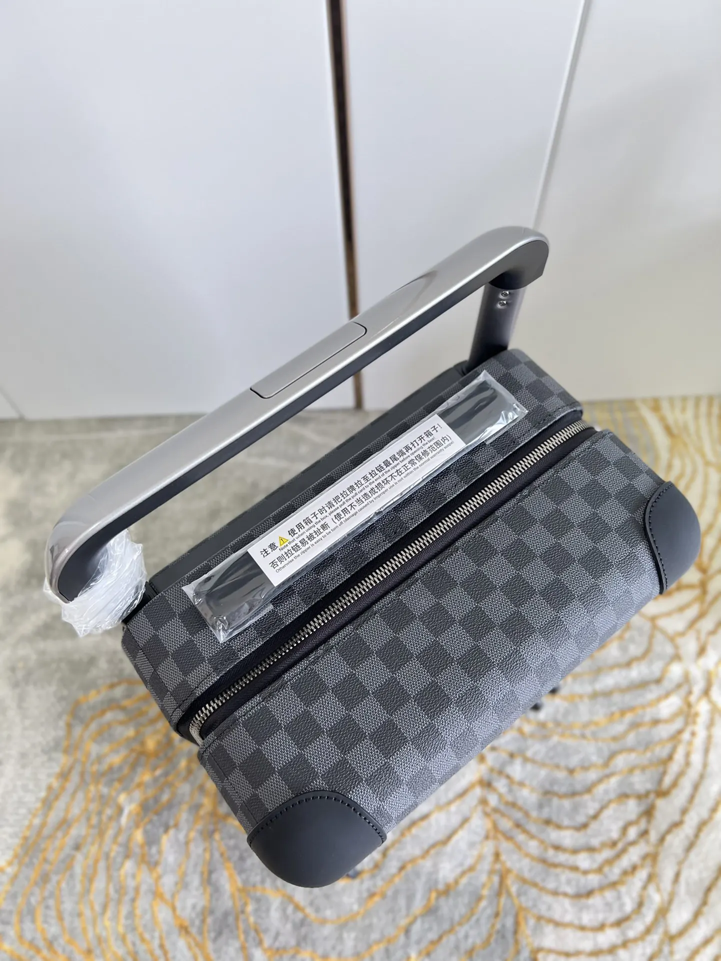 LV 黑色 帆布 行李箱 旅行拉杆款 輕便出行款