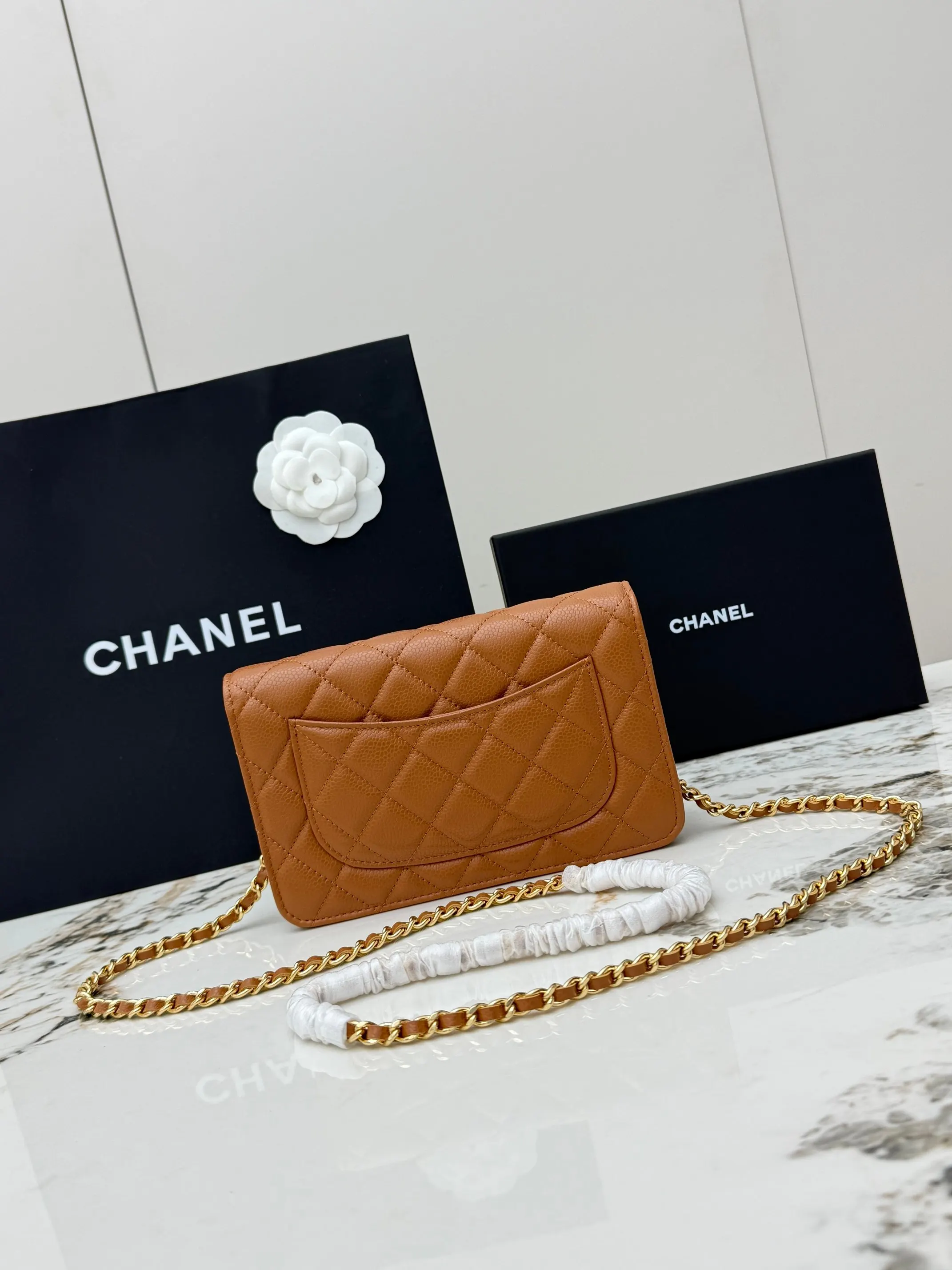 CHANEL 小牛皮 链条包 精致链条款