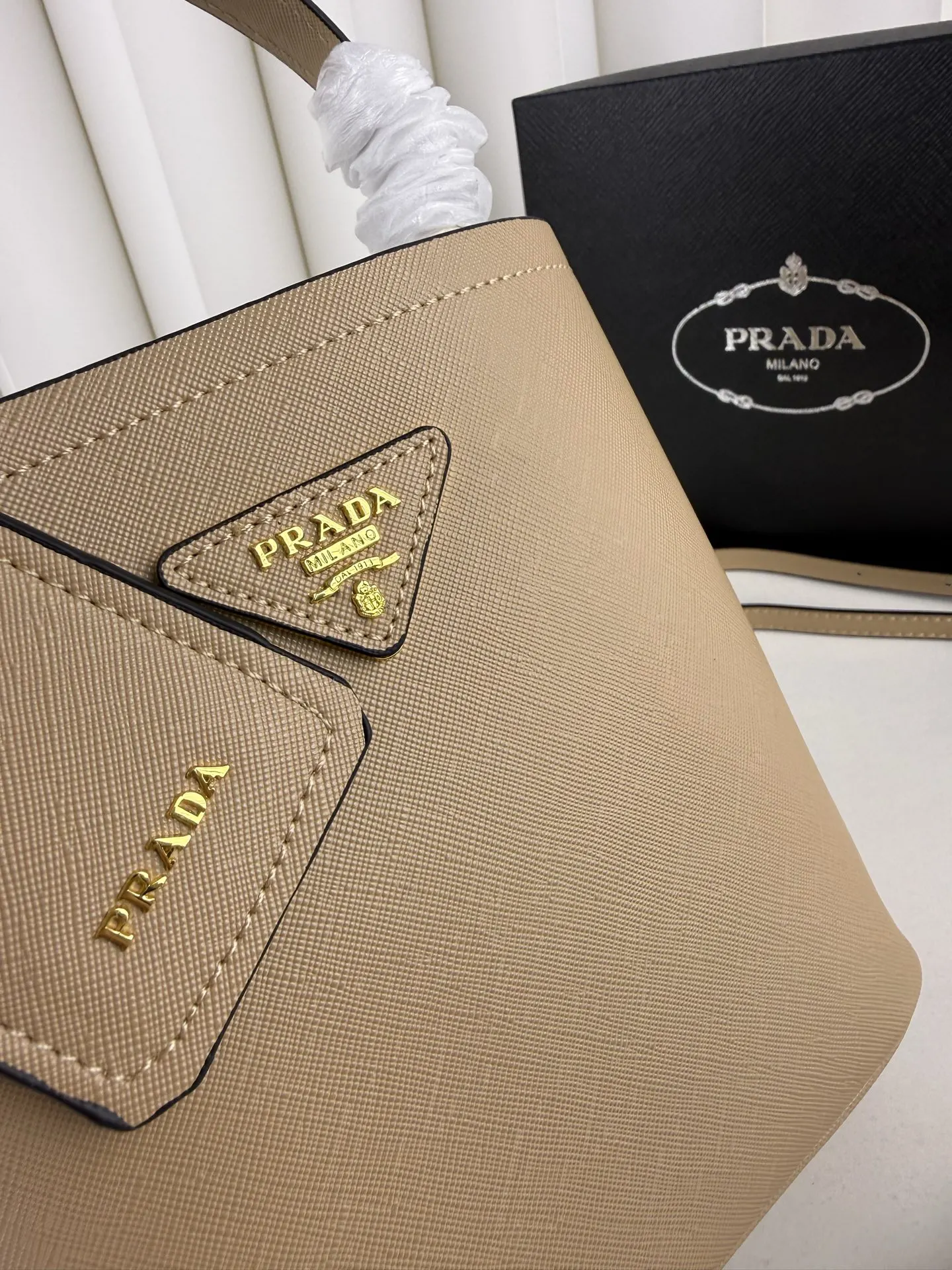 Bucket Bag Casual Leather