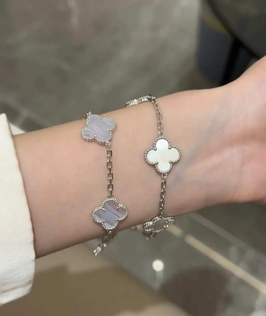 Van Cleef 四叶草 手链 日常叠戴款