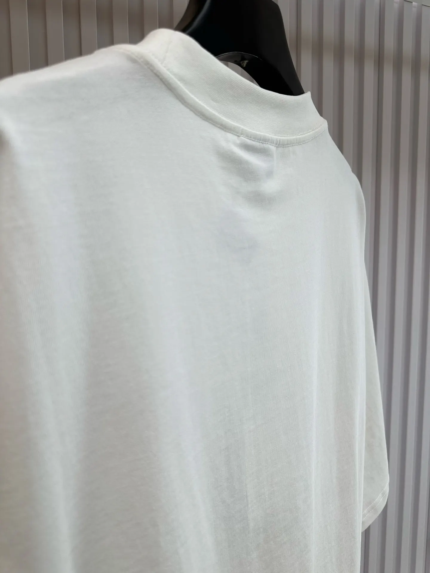 Balenciaga 白色 純棉 短袖T恤 宽松休閒(數字9)