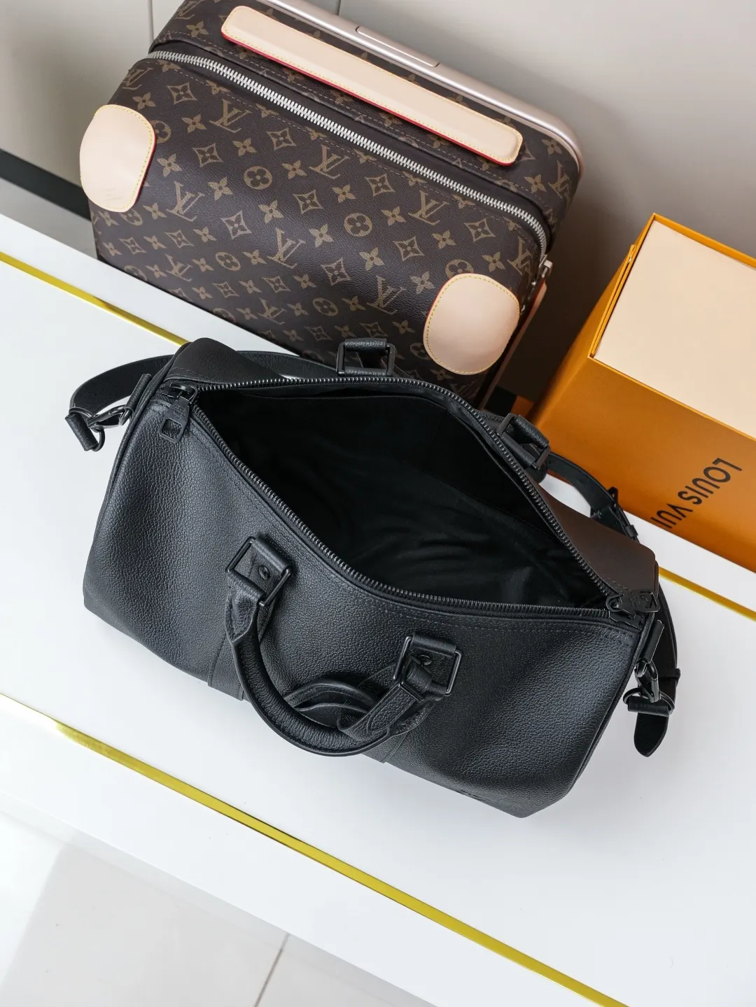 LV 黑色Speedy压纹手袋 手提款｜ORBUYBAG 岚奢包高端时尚精品