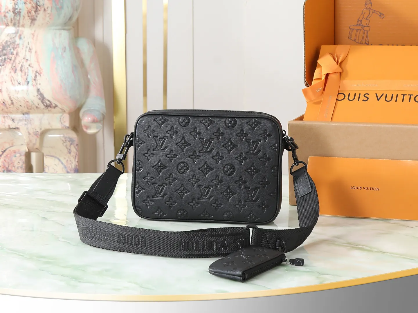 LV Trio Messenger Black And Gray Color Scheme Messenger Bag | ORBUYBAG High-End Fashion Boutique