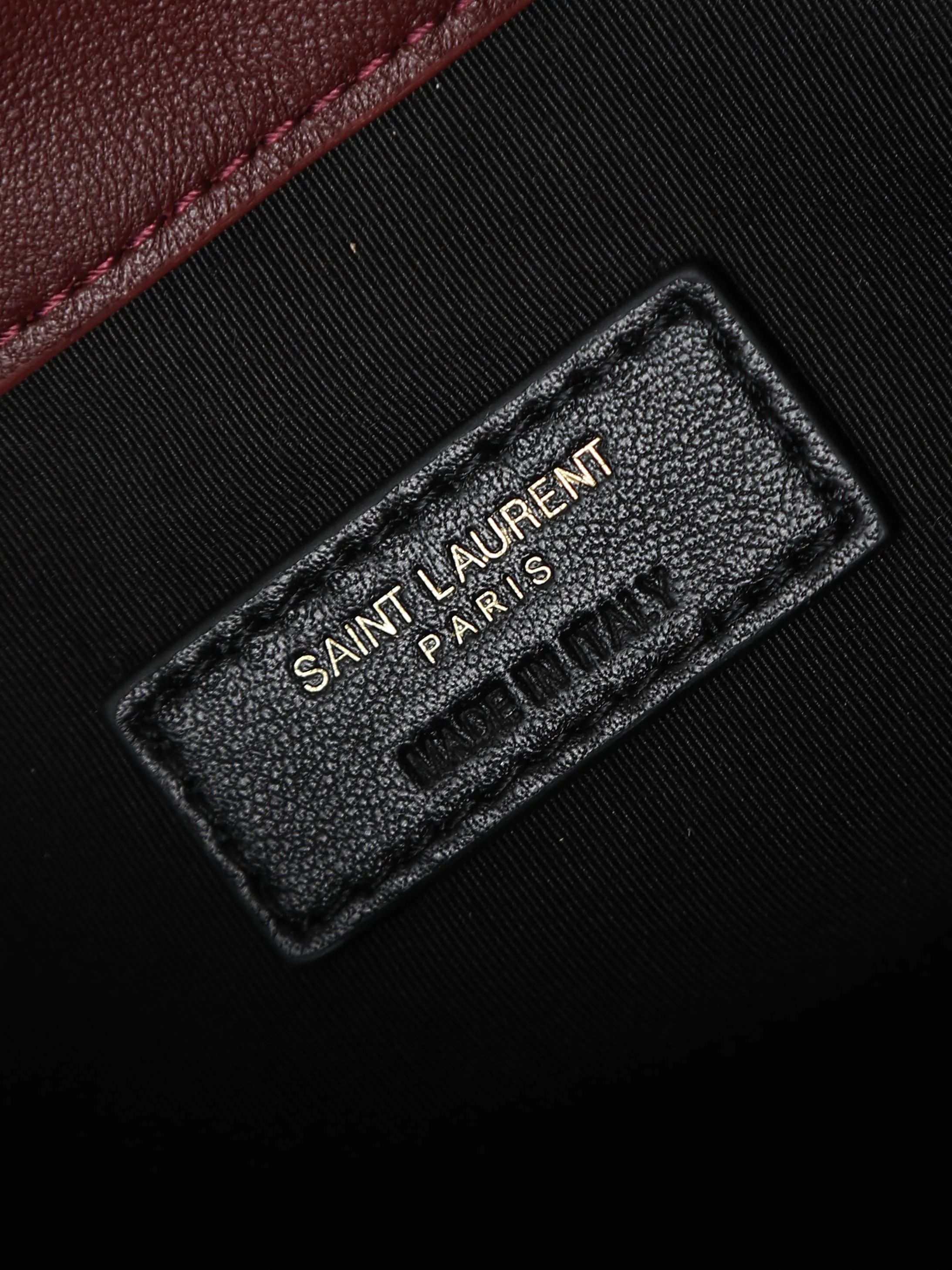 YSL 羊皮 肩带长度 0厘米 英寸 羊皮黃铜 款号 鏈條包 精致鏈條款