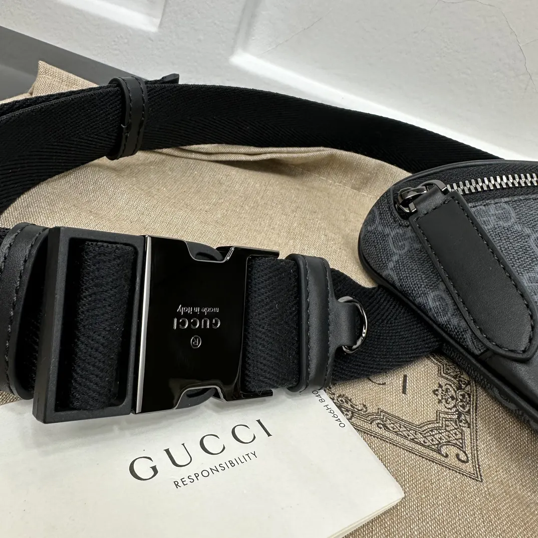 Gucci 批 新专款柜 五金 实物 腰包 休閒腰包款