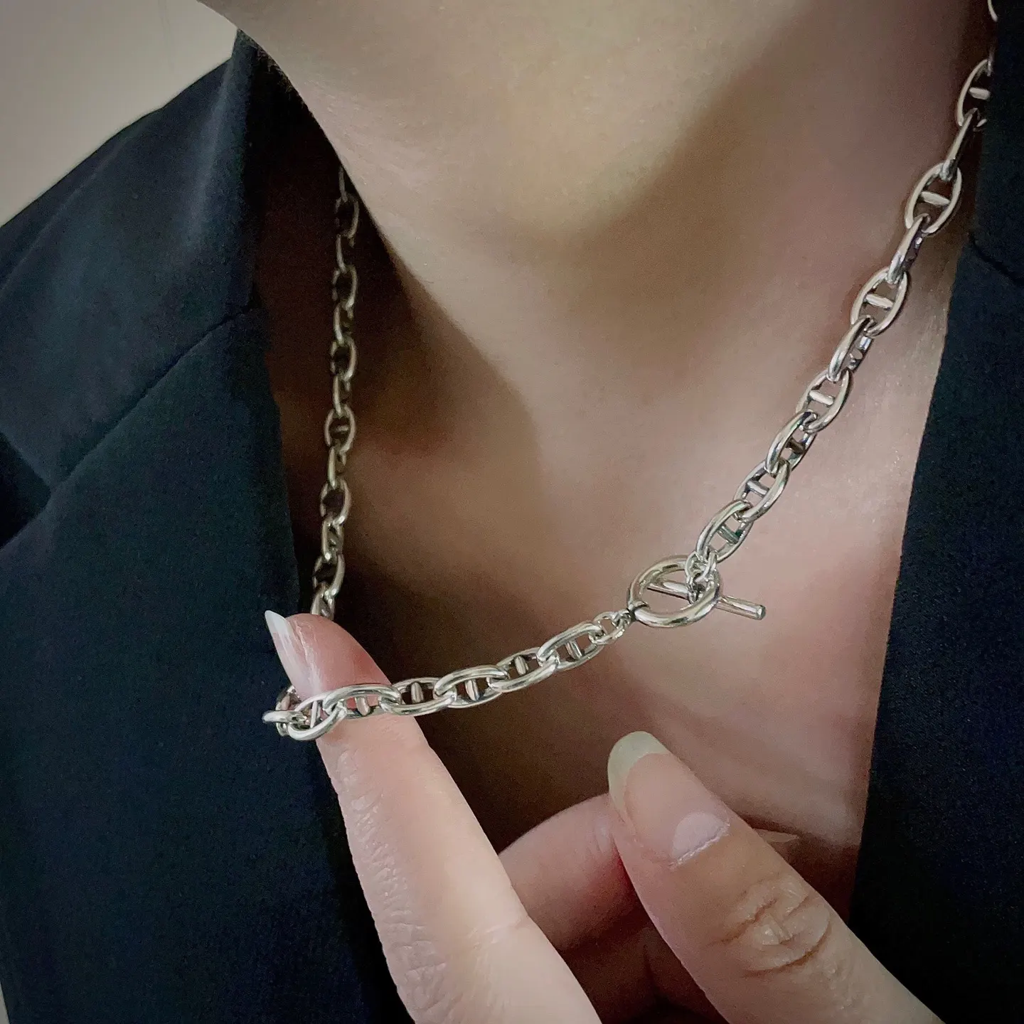 Hermès Roulis 银色 斜挎包