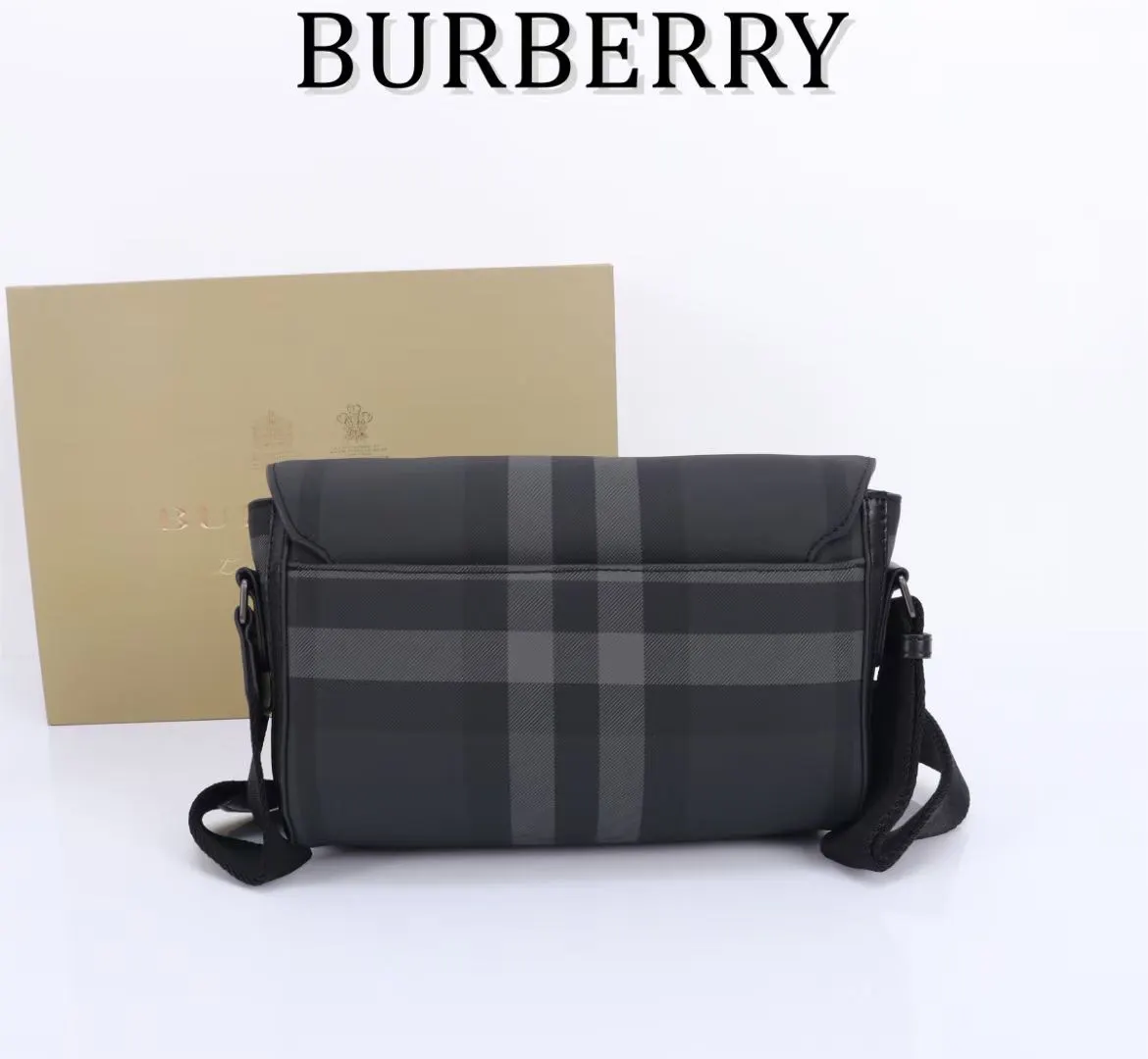 Burberry 灰色 皮革 收納包 旅行收納款