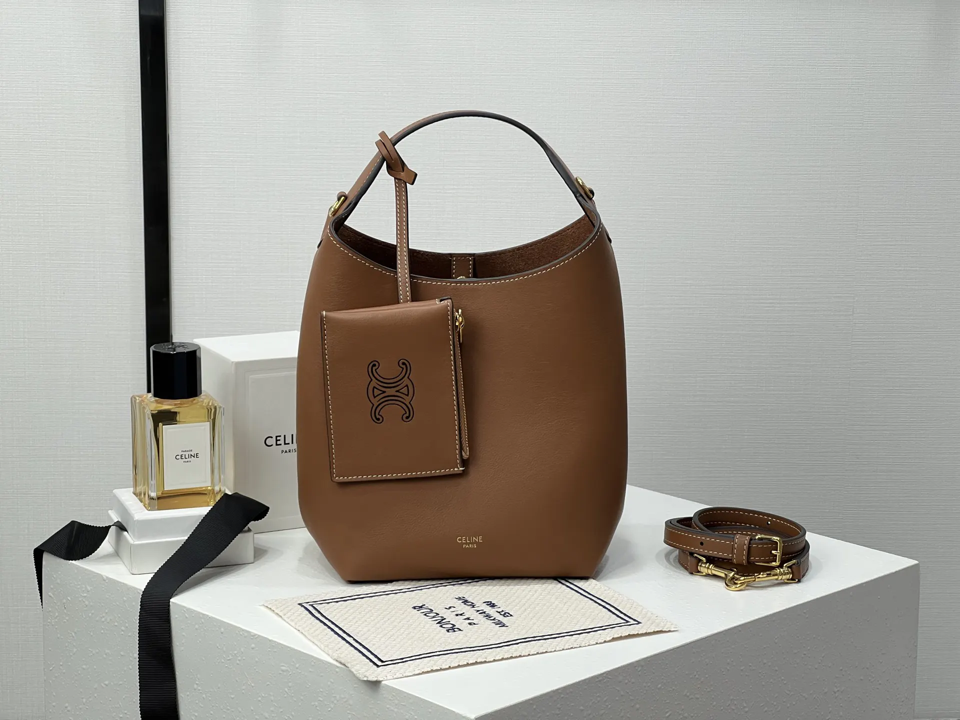 Bucket Bag Casual Leather
