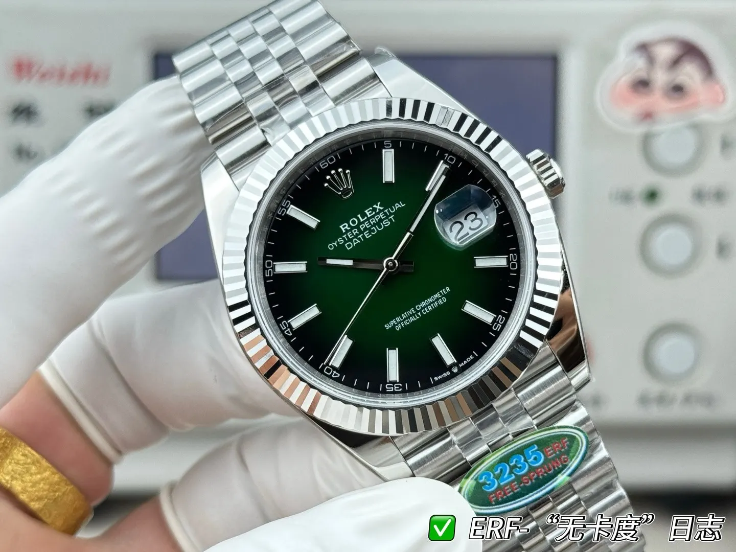 Rolex 藍色 盒 顺丰包邮 劳力士日志 型DA 手錶 經典腕表款