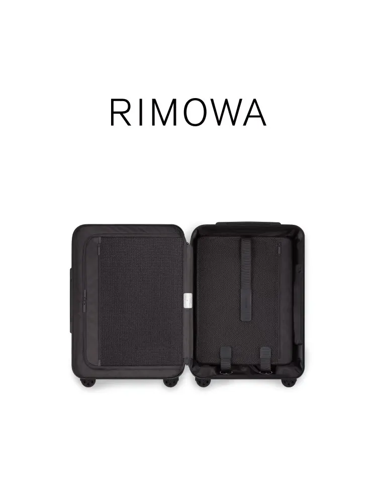 黑色 日默瓦rimowa拉杆箱行李箱登机箱旅行箱方胖子運動 旅行拉杆款 輕便出行款