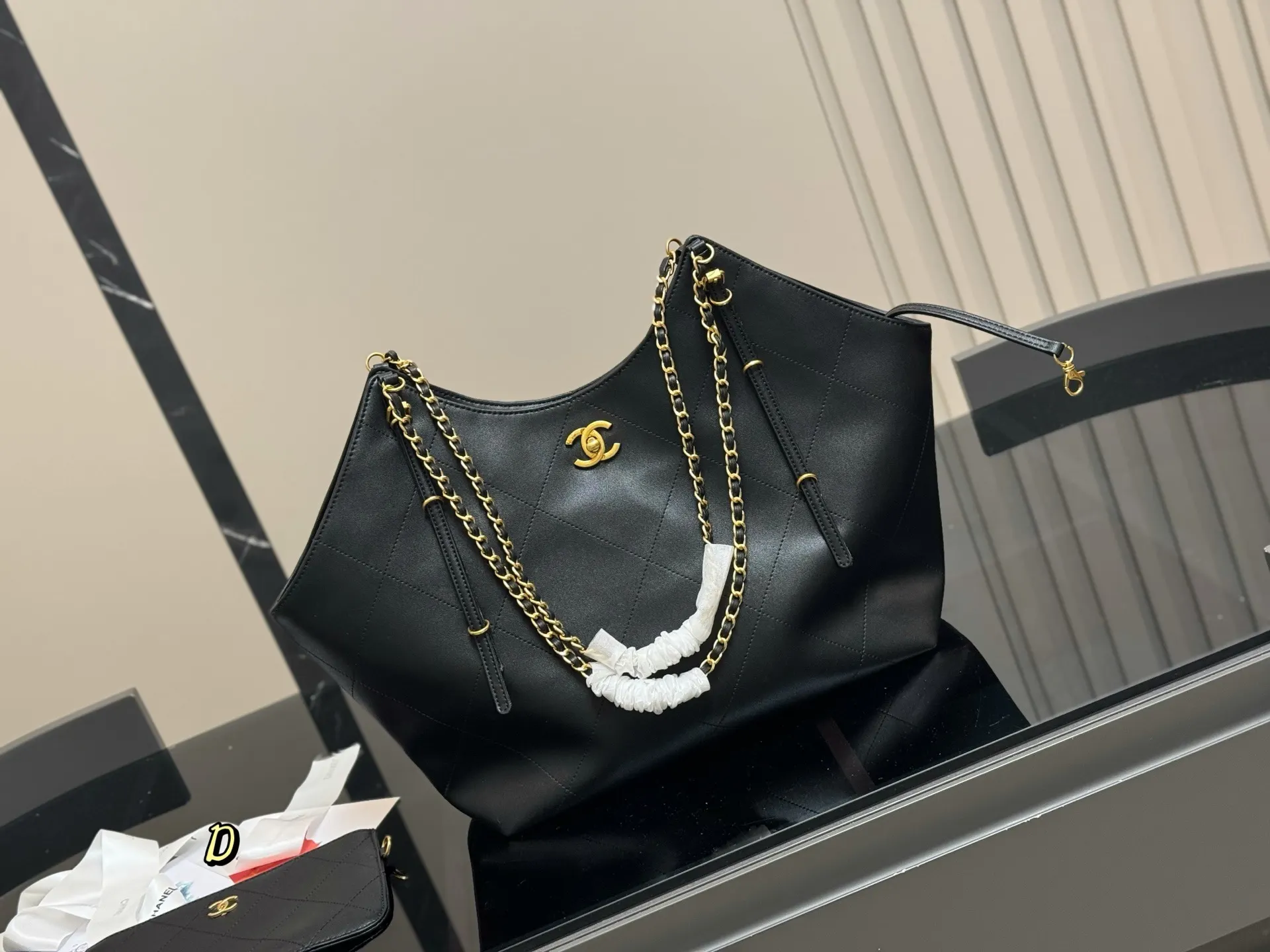 CHANEL 权志龙GD同款大托特 maxi超 托特包 大容量托特款