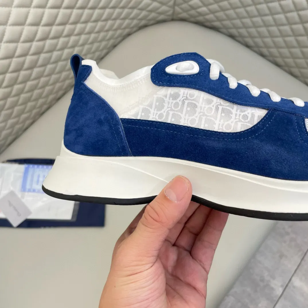 Dior B25 Blue/White Leather Sneakers Image 9 Dior B25 Blue/White Leather Sneakers Image 9