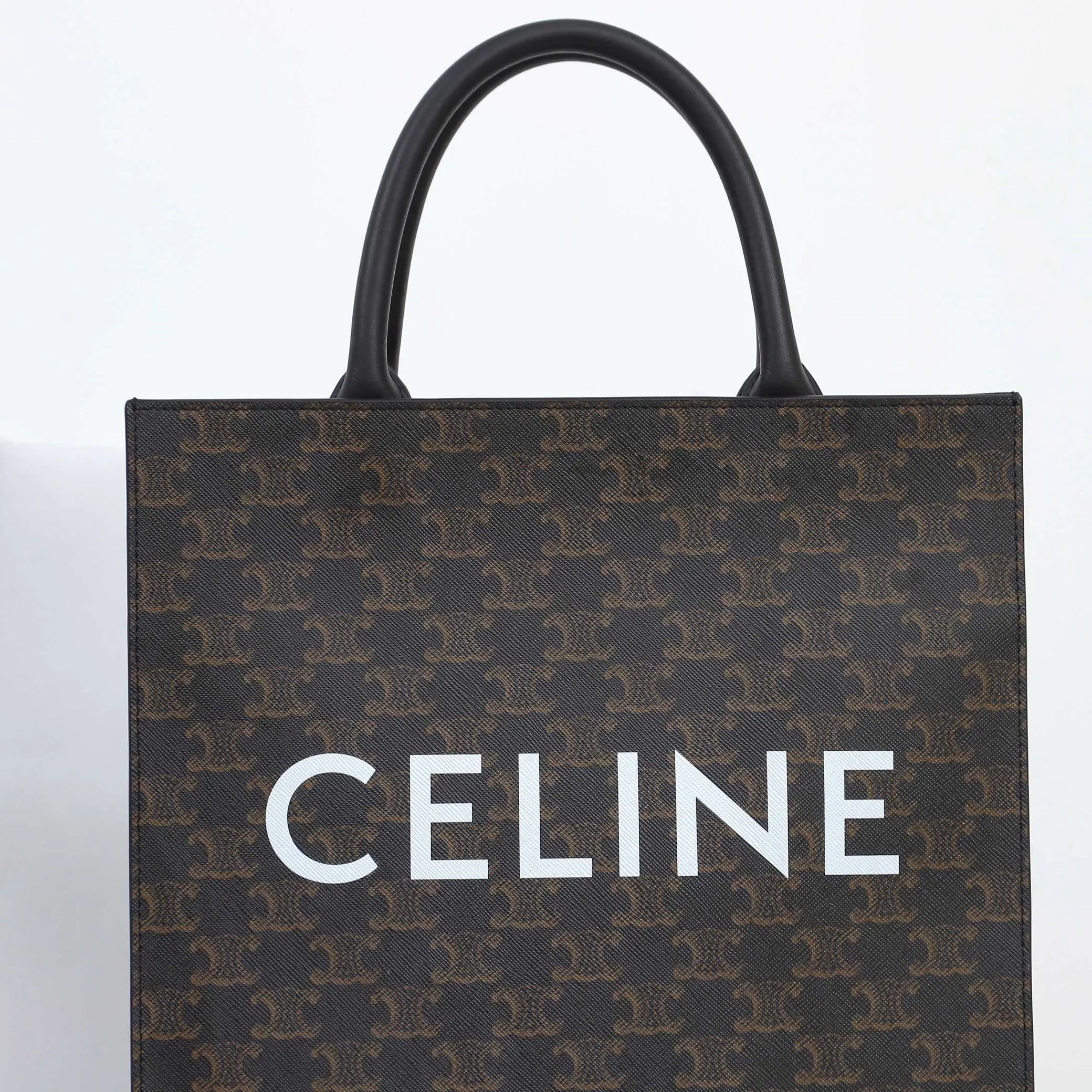 Monogram Tote Bag Leather
