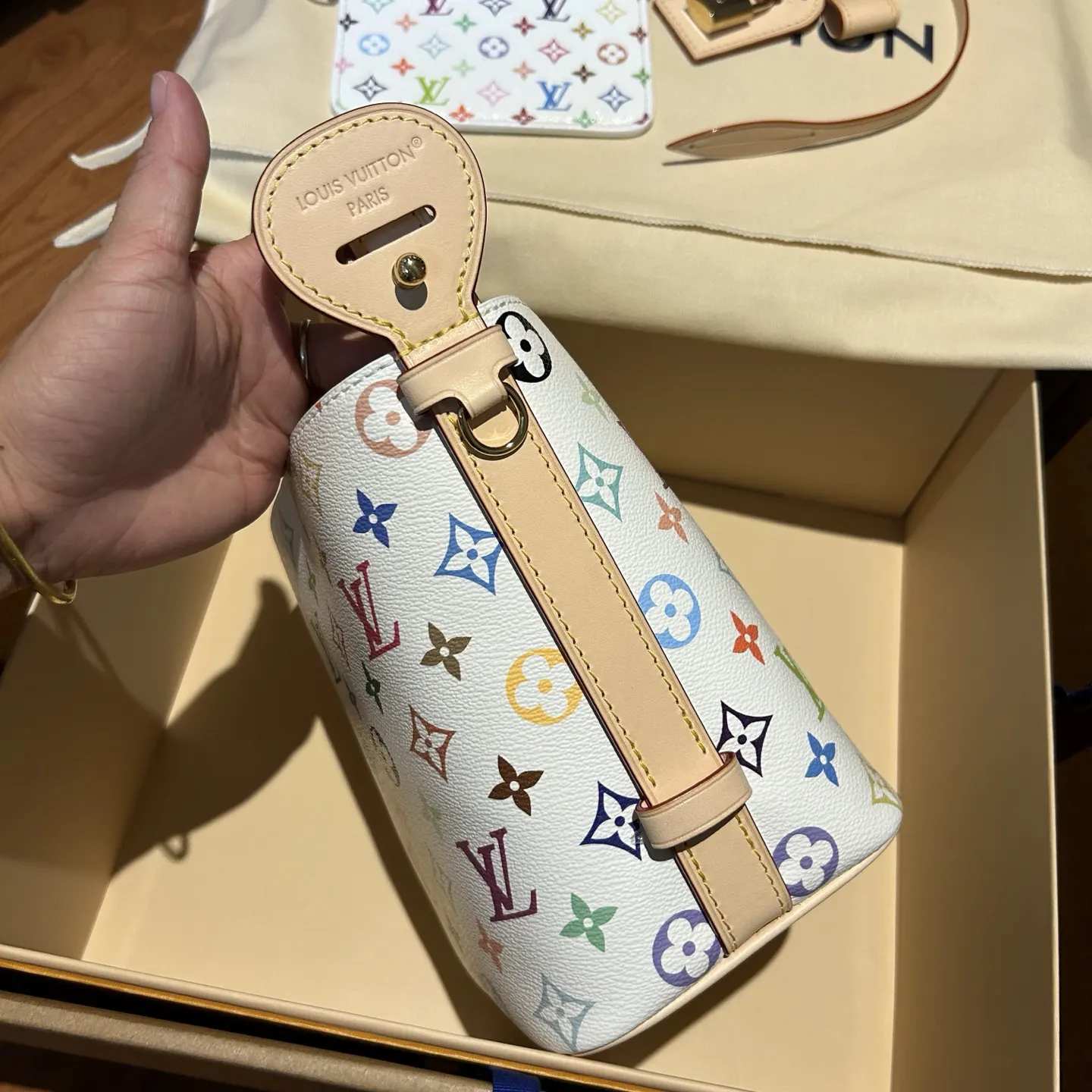 Bucket Bag Casual Leather