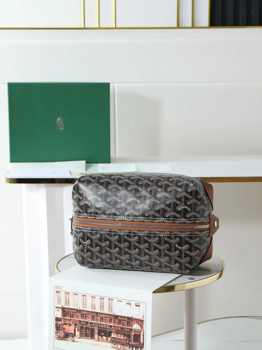 Goyard 戈雅 化妆 收纳袋 内里有 手拿包 精致手拿款