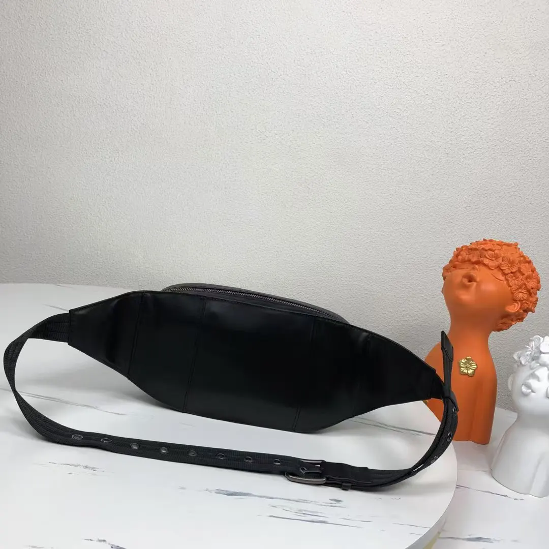 Black Belt Bag Casual Leather