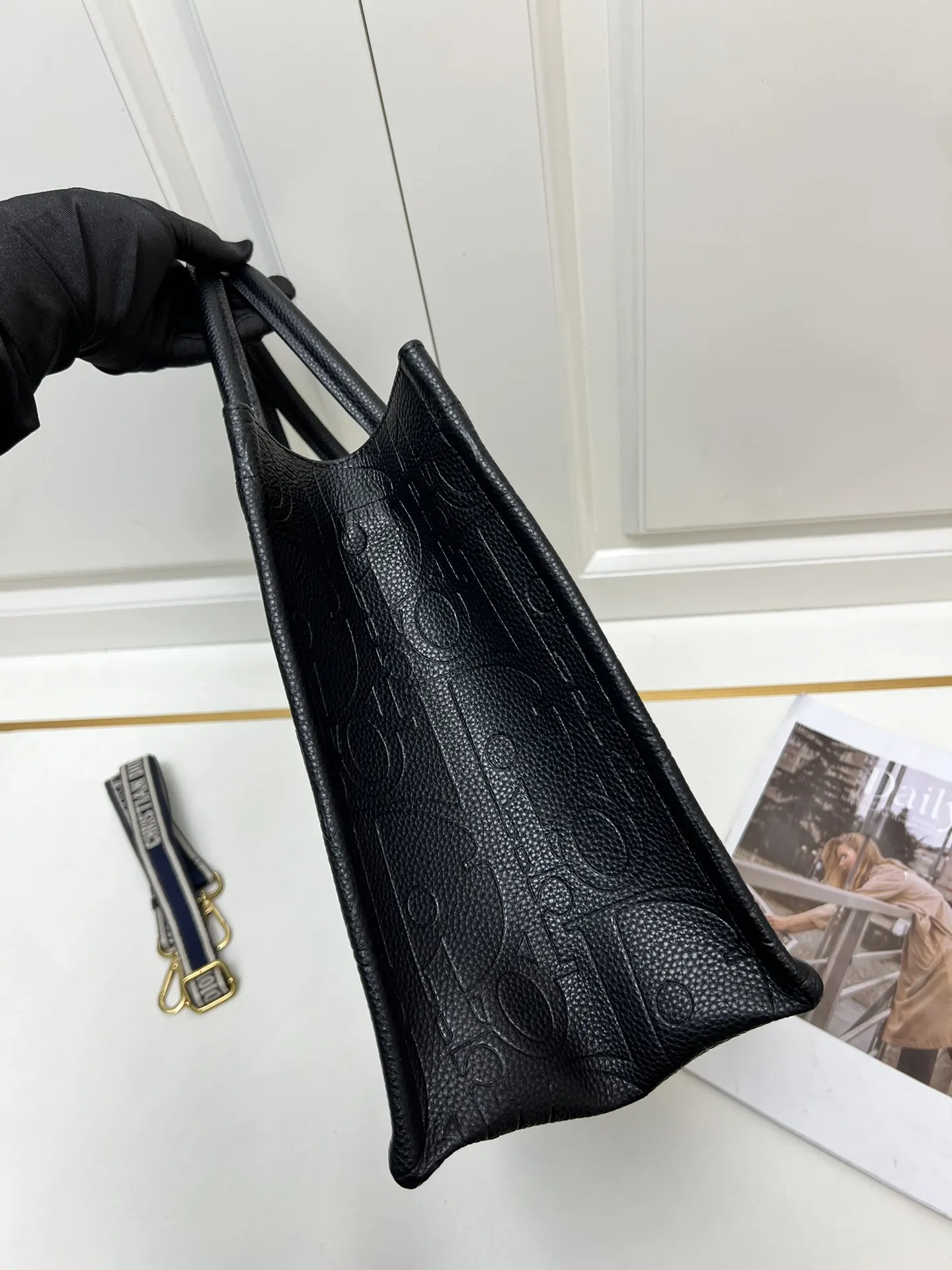 Dior 酒紅 托特包 大容量托特款
