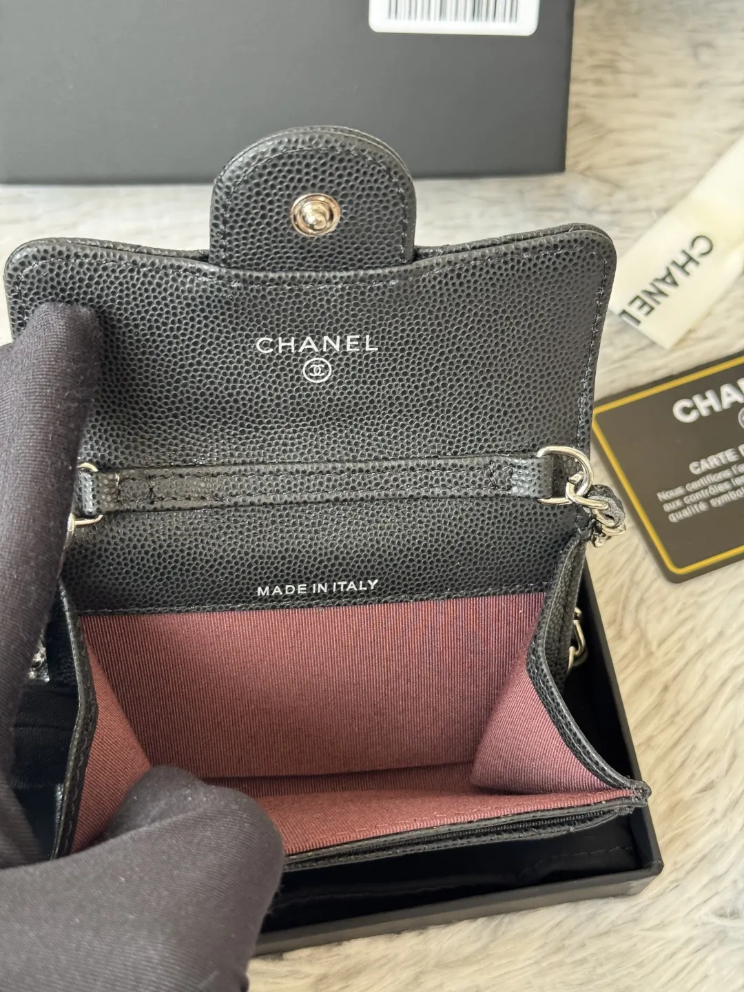 牛皮 鱼子酱小球牛皮Chane 腰包又一款經典 休閒腰包款