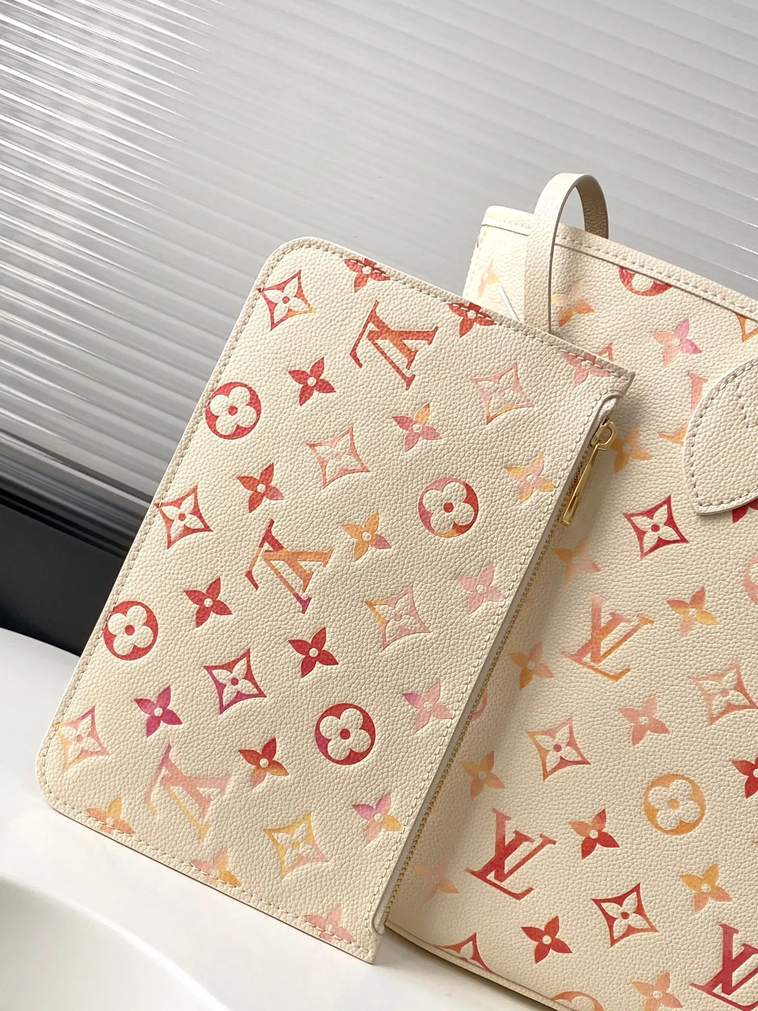 Neverfull 黑色 白色 手拿包 精致手拿款