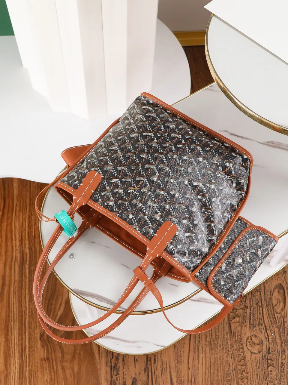 Goyard 小牛皮 手提包 通勤手提款