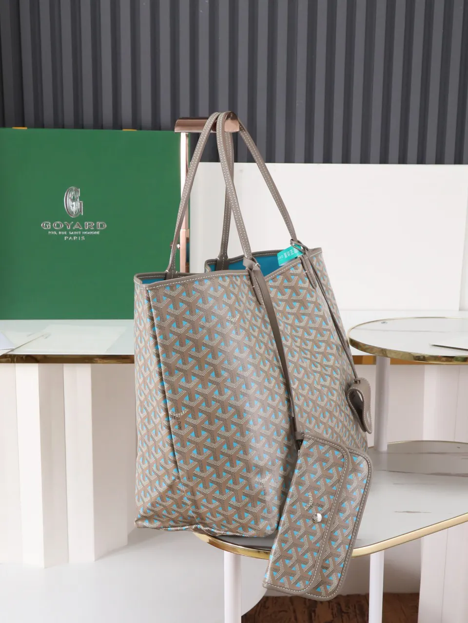 Goyard Hobo Shoulder Bag Vintage Canvas
