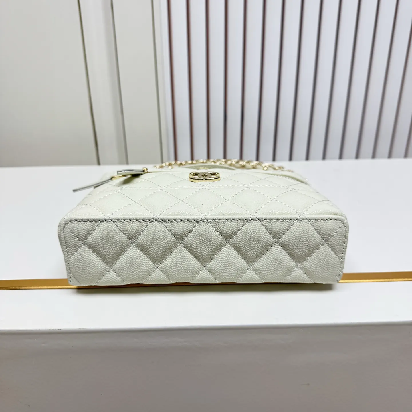 Gold Chain Bag Leather