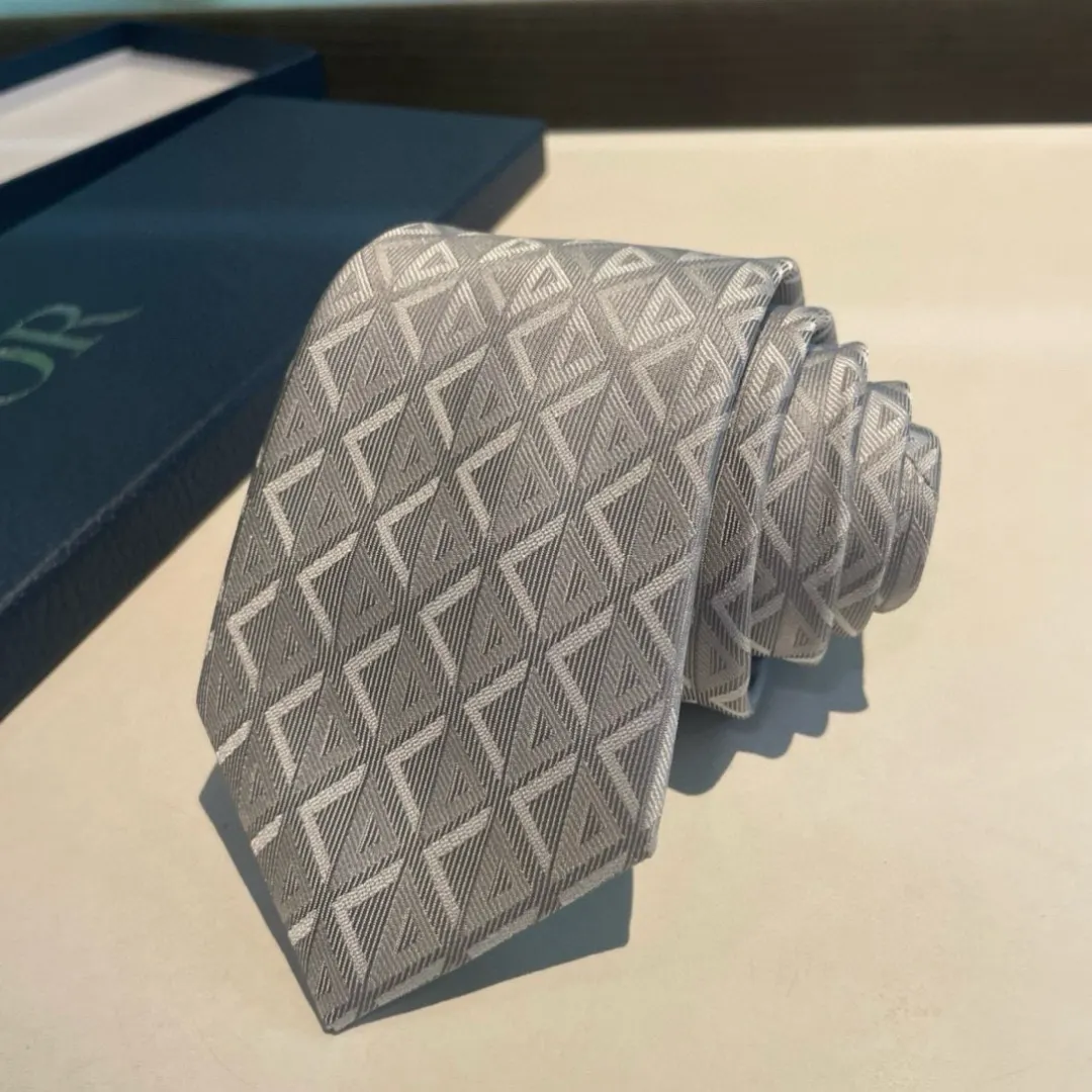 Dior Geometric Pattern Tie Gift Box