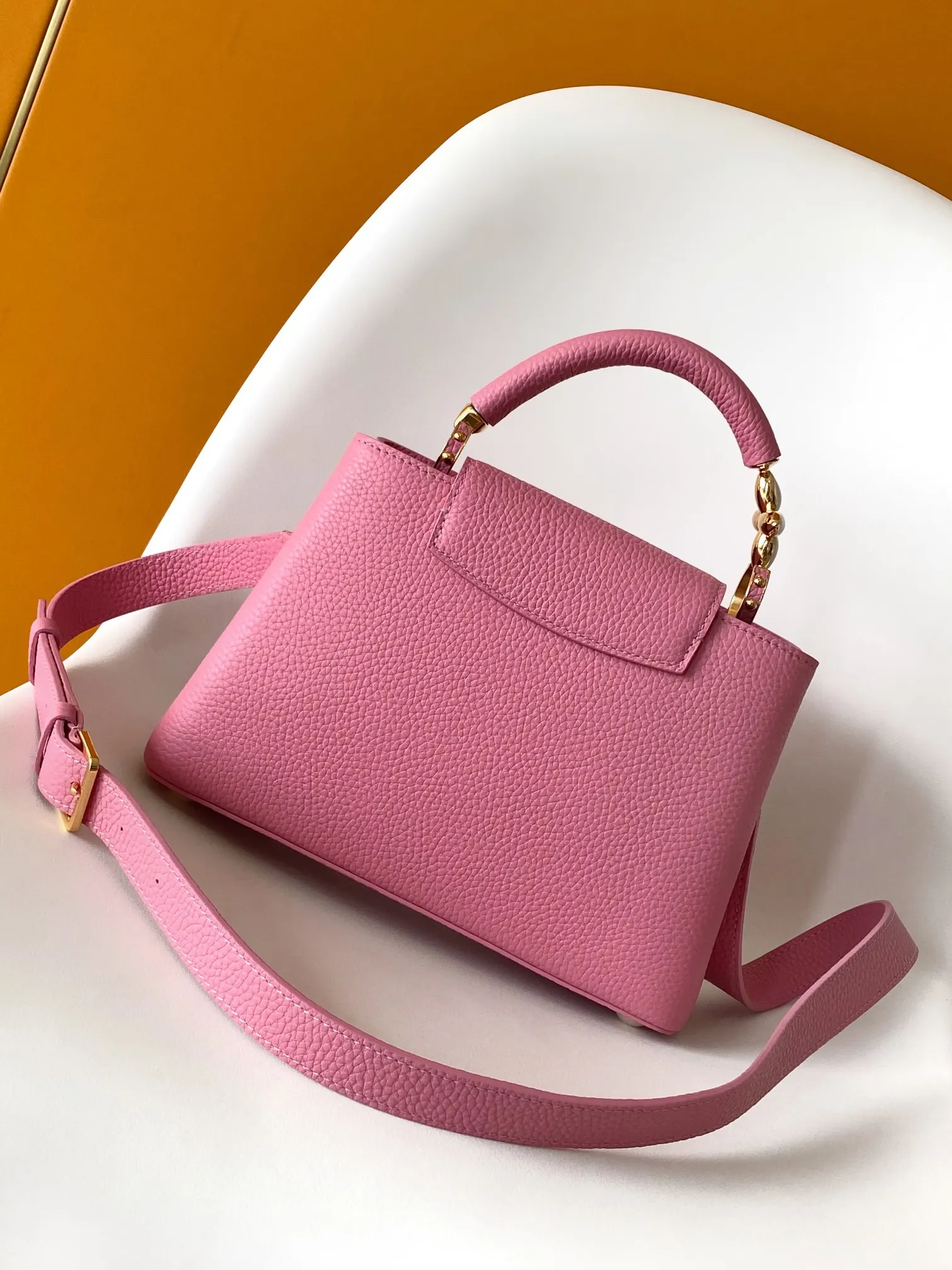 LV Capucines 黑灰配色 拉链钱包｜ORBUYBAG 岚奢包高端时尚精品