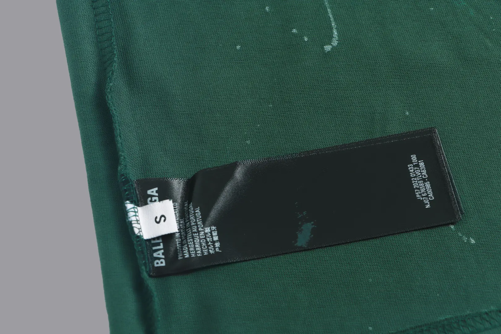 Balenciaga Cotton Logo Short Sleeve T-Shirt Street Casual