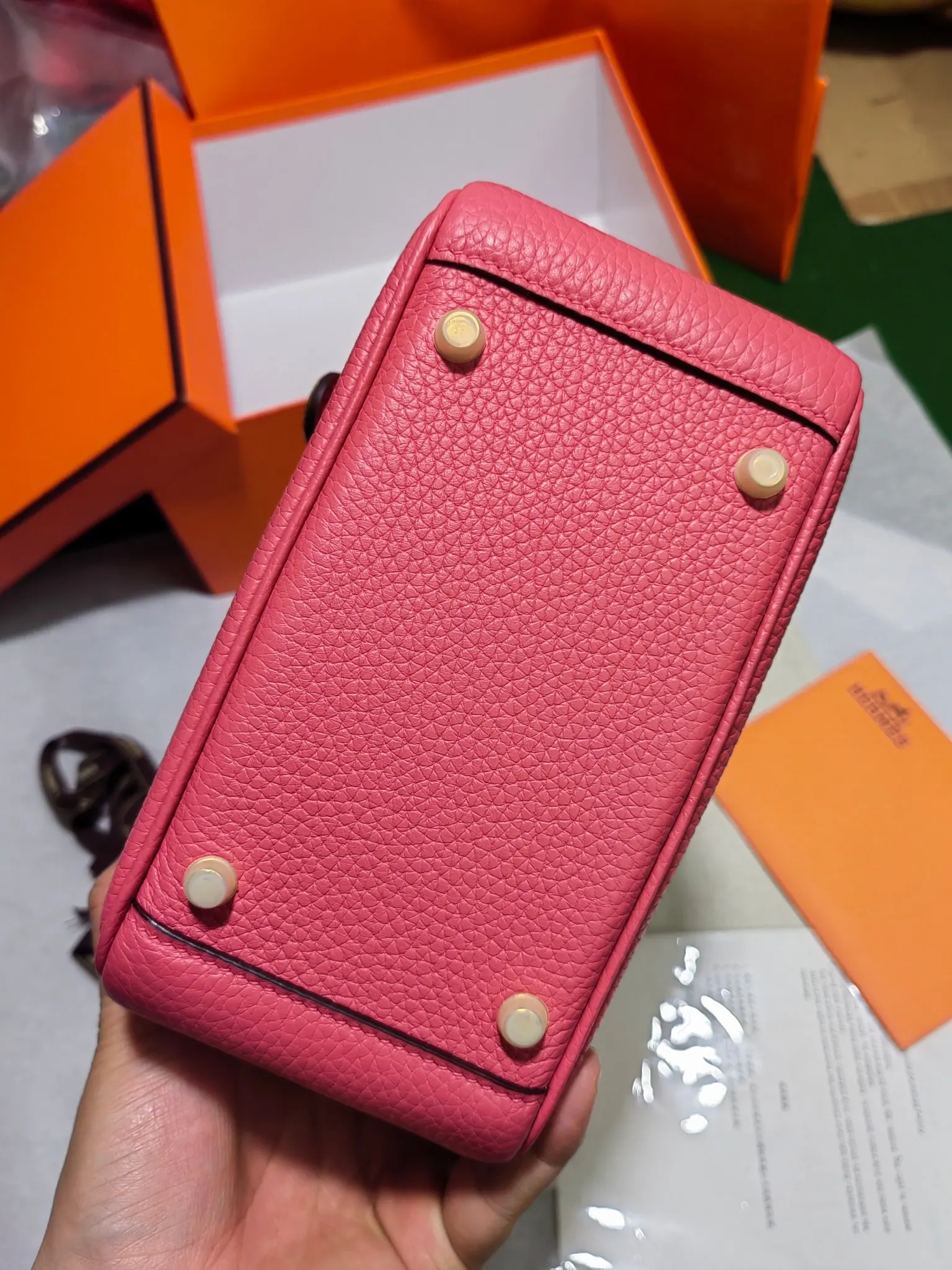 Hermès Lindy Top Handle Bag Classic Leather