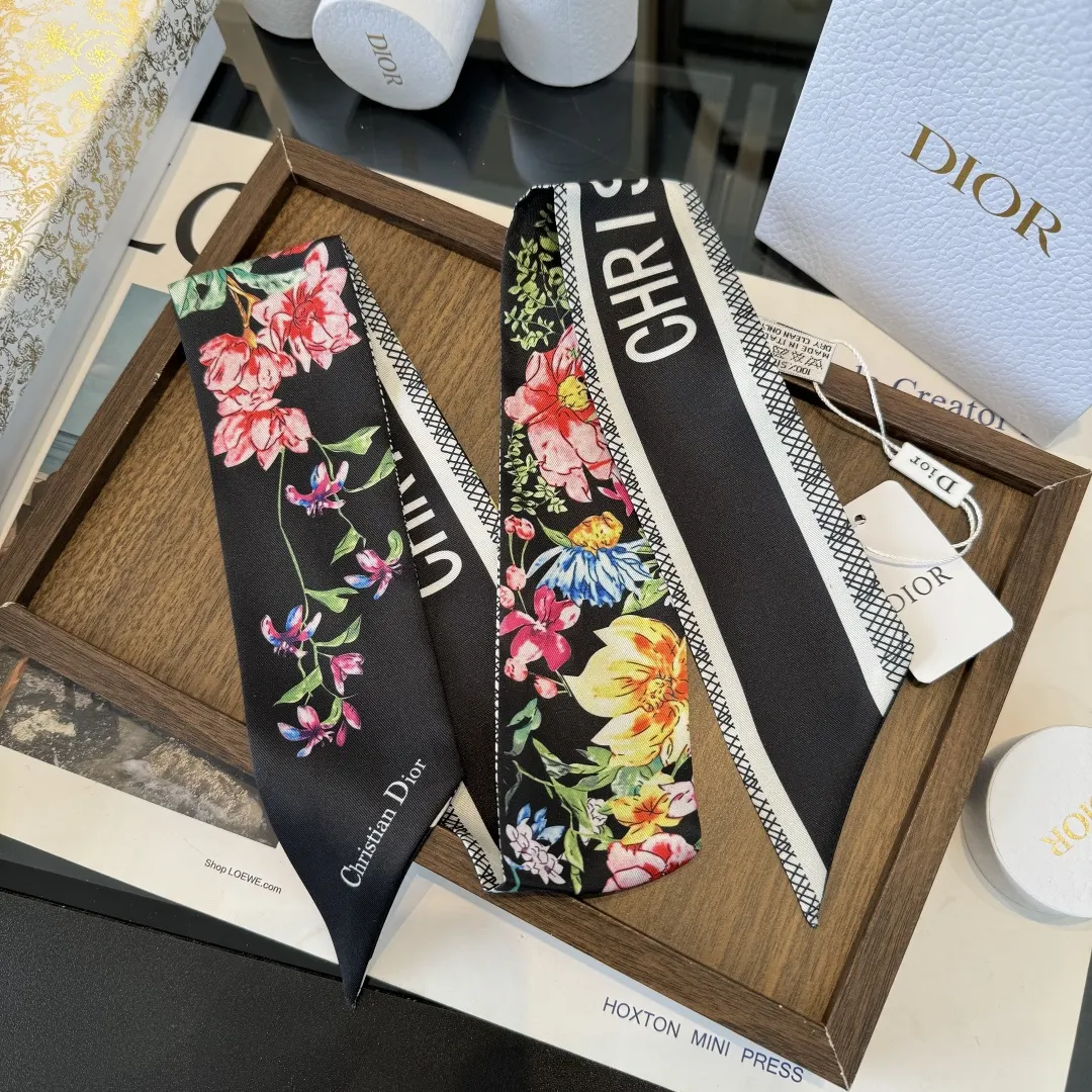 Dior 黑色 髮飾