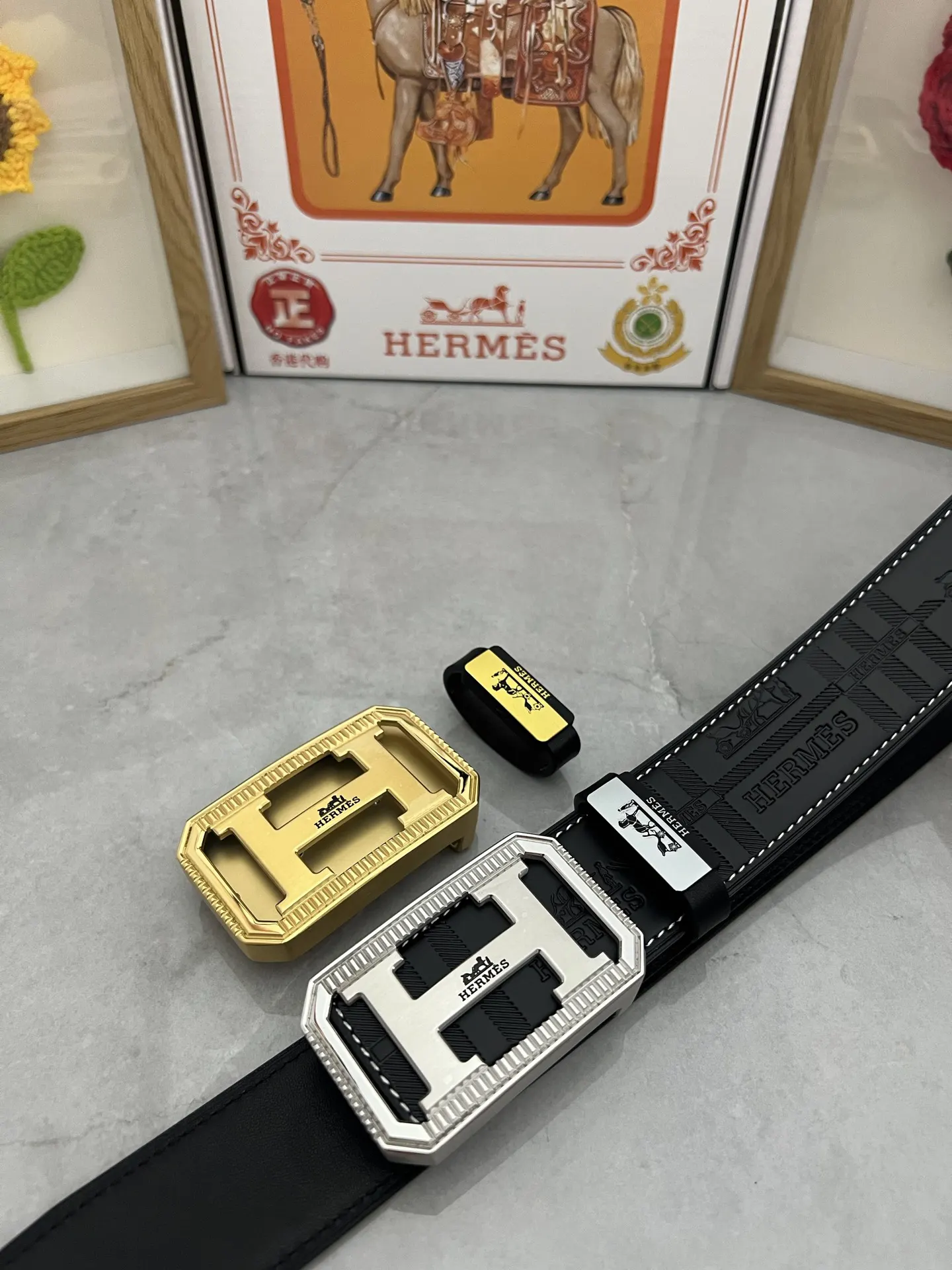 Hermes Leather Belt Fine Accessories