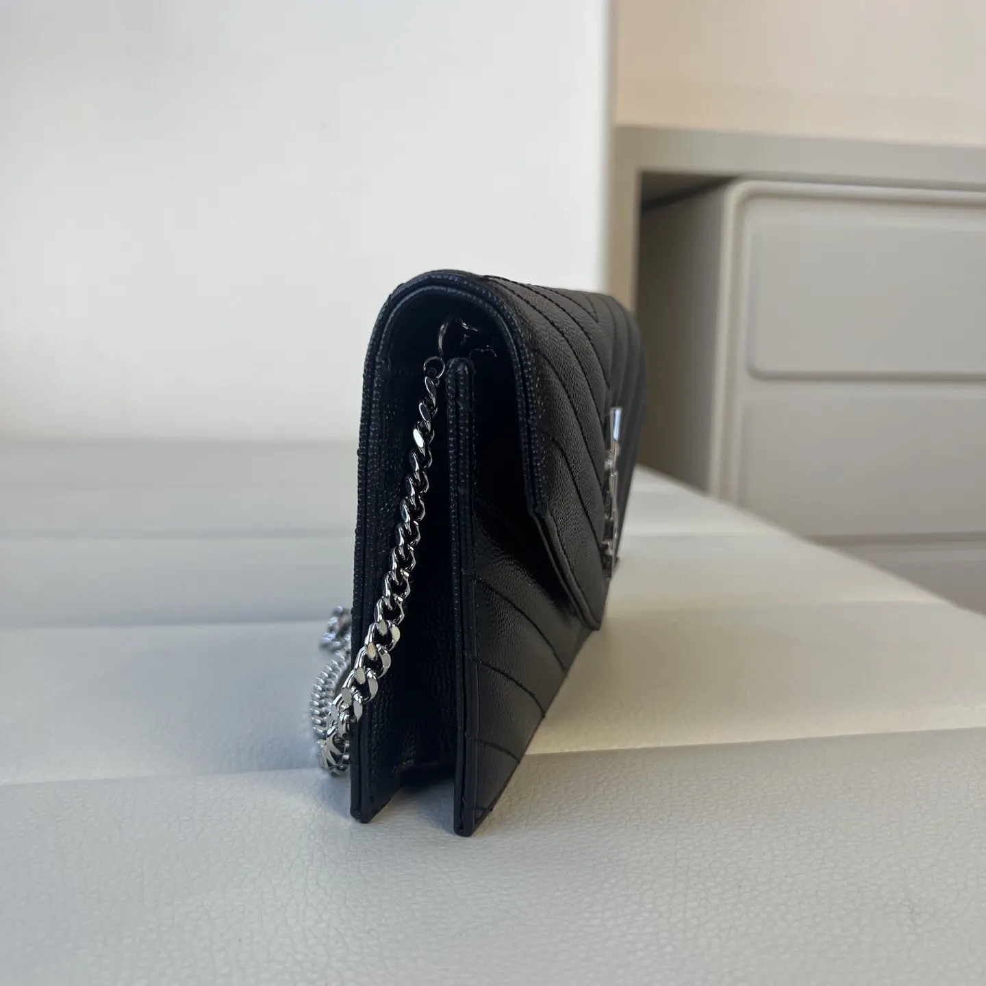 金色 小牛皮 鏈條包 精致鏈條款