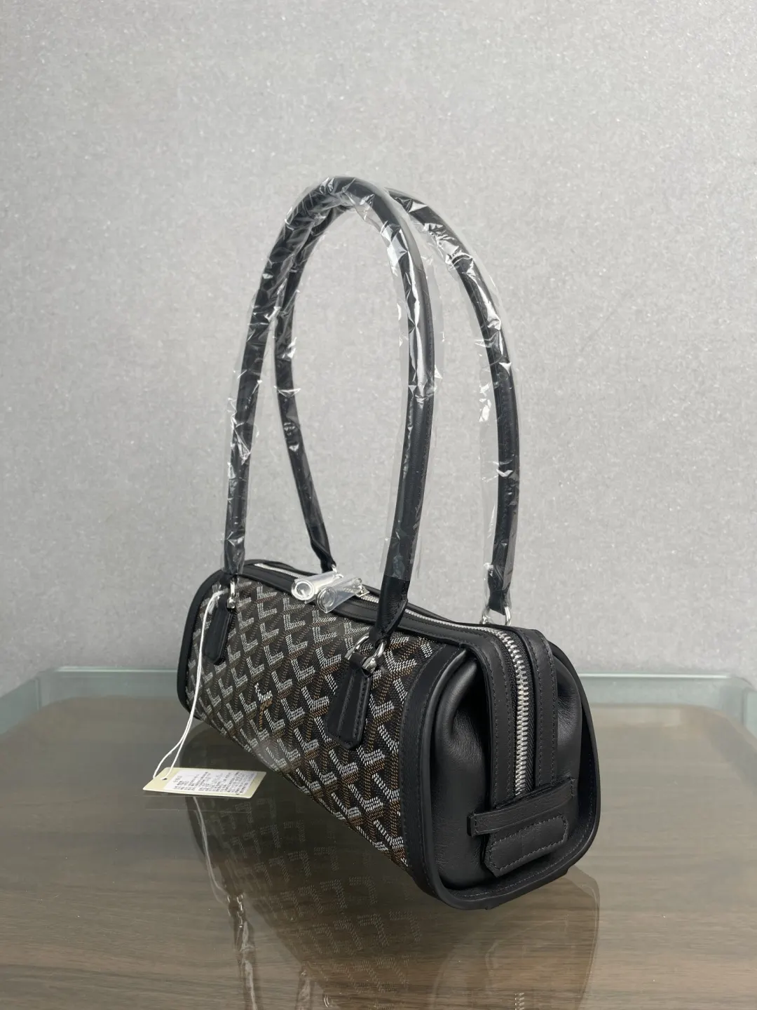 Goyard Blue Hobo Shoulder Bag Vintage Leather